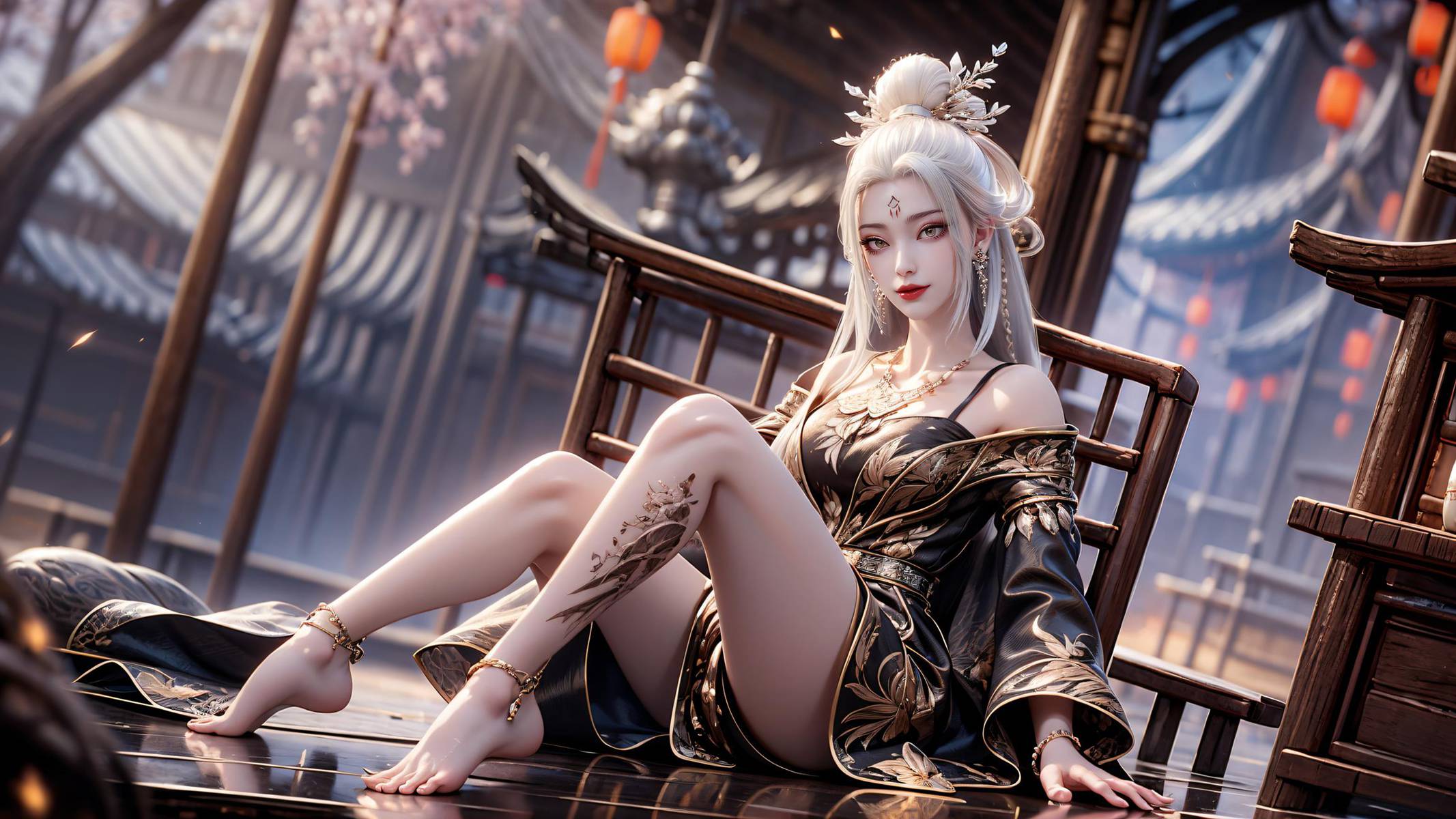 图片[5]-精选AI绘画 423 小白[55P]-草丛看图