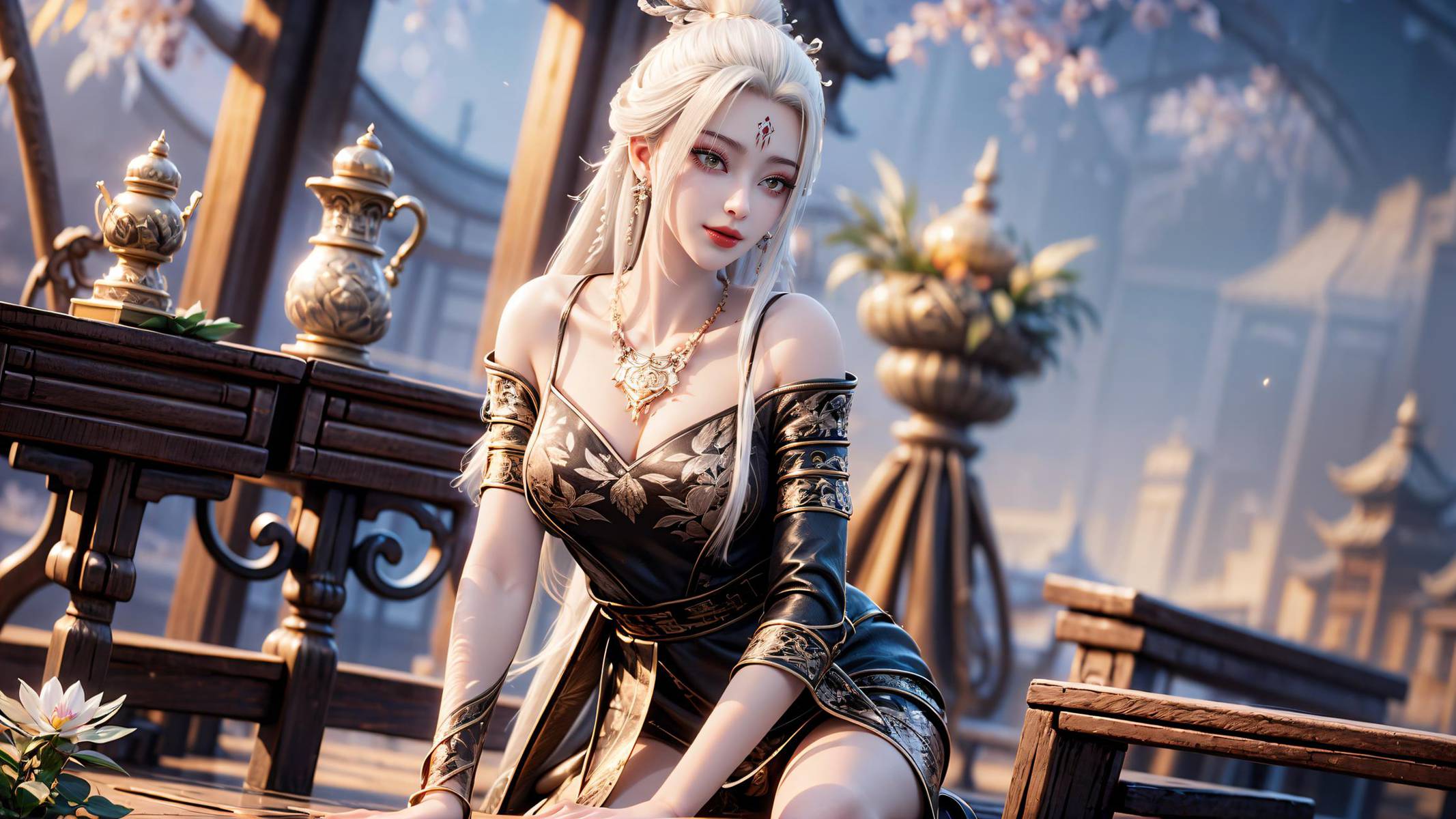 图片[8]-精选AI绘画 423 小白[55P]-草丛看图