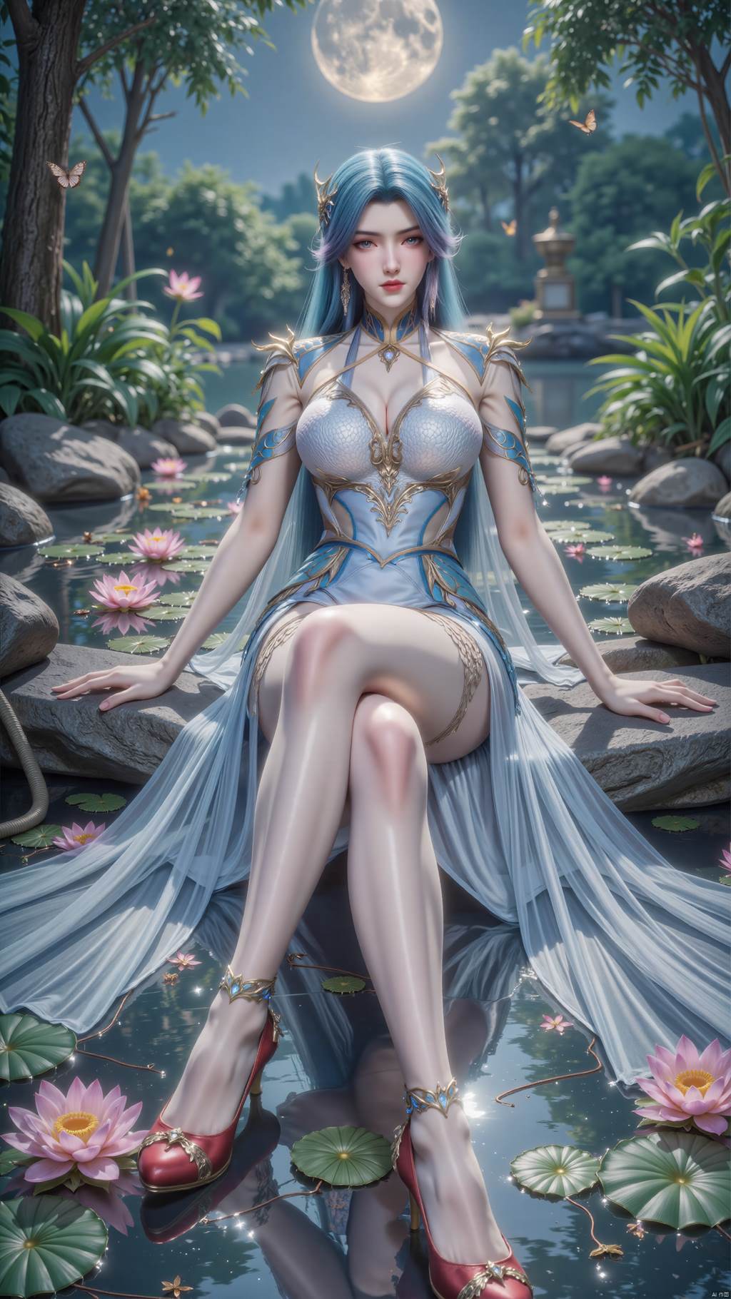 图片[2]-AI绘画 795 绝世唐门-王秋儿[80P-580M]-草丛看图