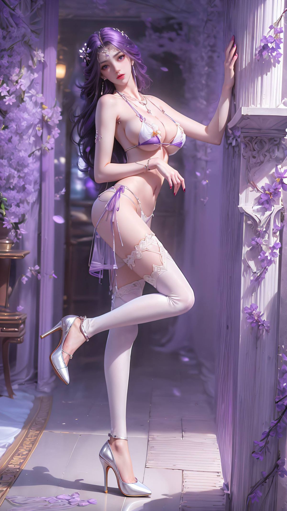 图片[8]-精选[AI绘画]完美世界-天命石云曦[12P]-草丛看图