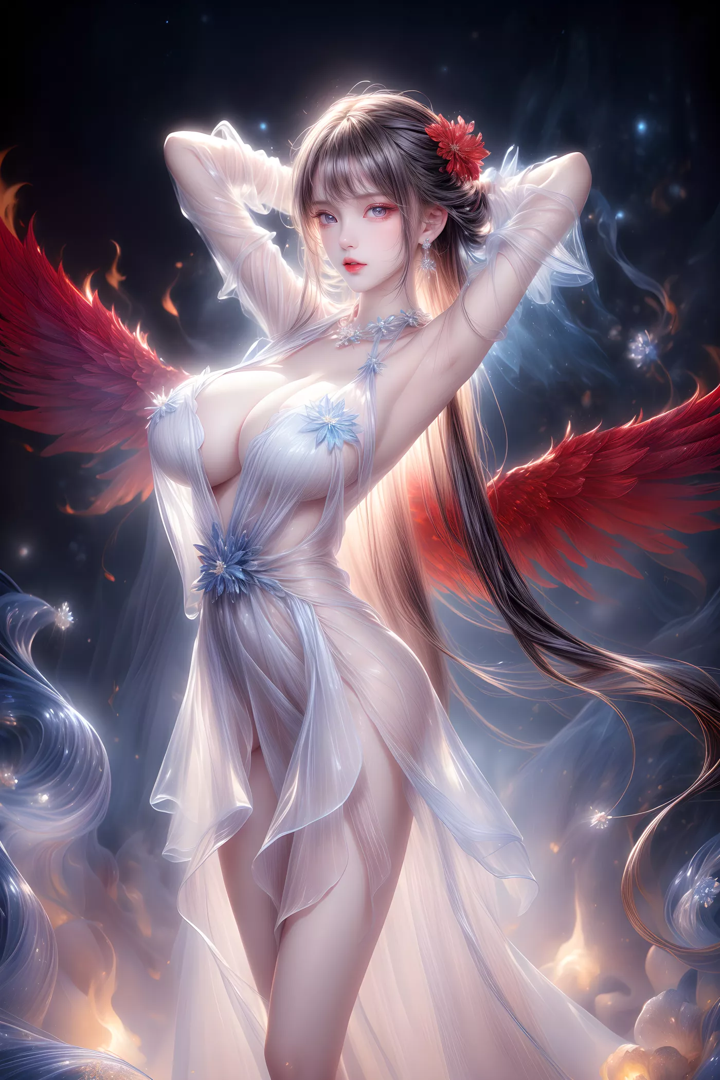 图片[3]-精选AI绘画 474 少女[74P]-草丛看图