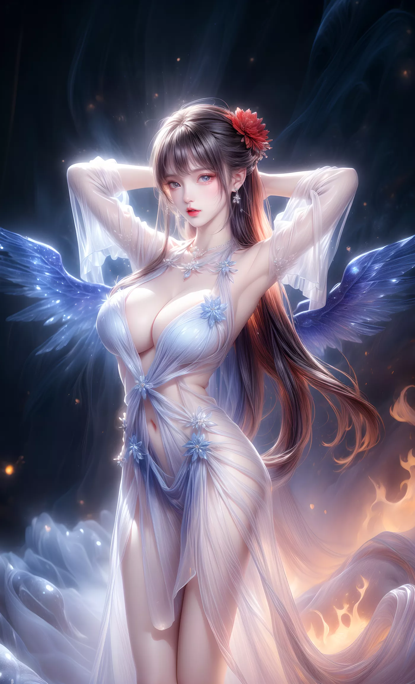 图片[4]-精选AI绘画 474 少女[74P]-草丛看图