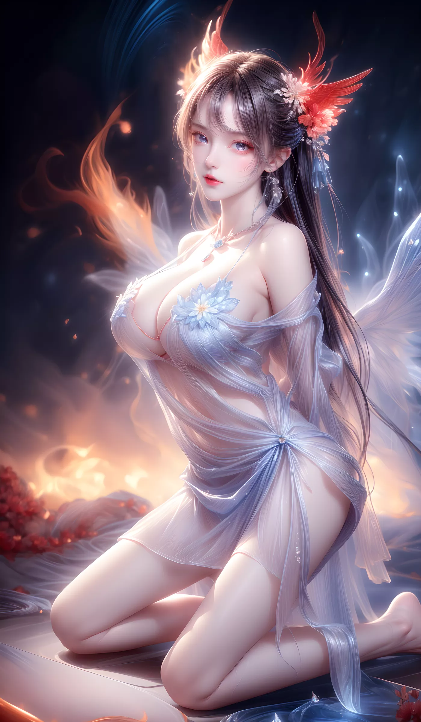 图片[5]-精选AI绘画 474 少女[74P]-草丛看图