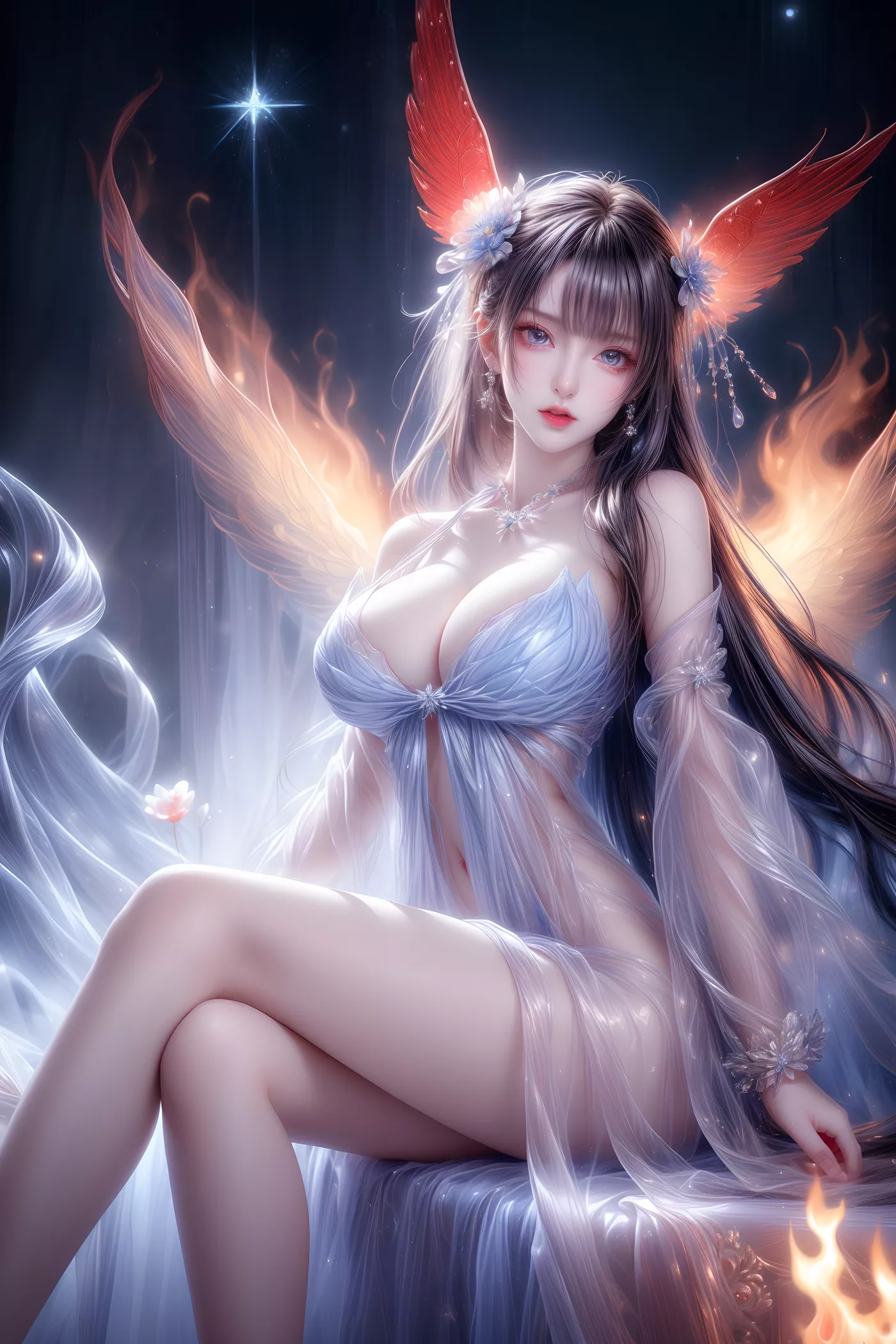 图片[6]-精选AI绘画 474 少女[74P]-草丛看图