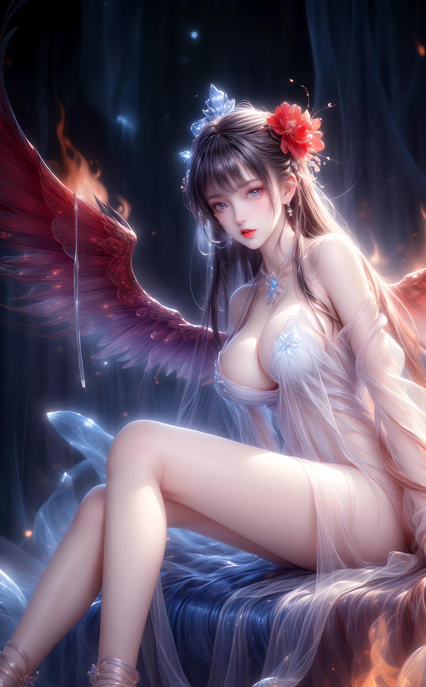 图片[7]-精选AI绘画 474 少女[74P]-草丛看图