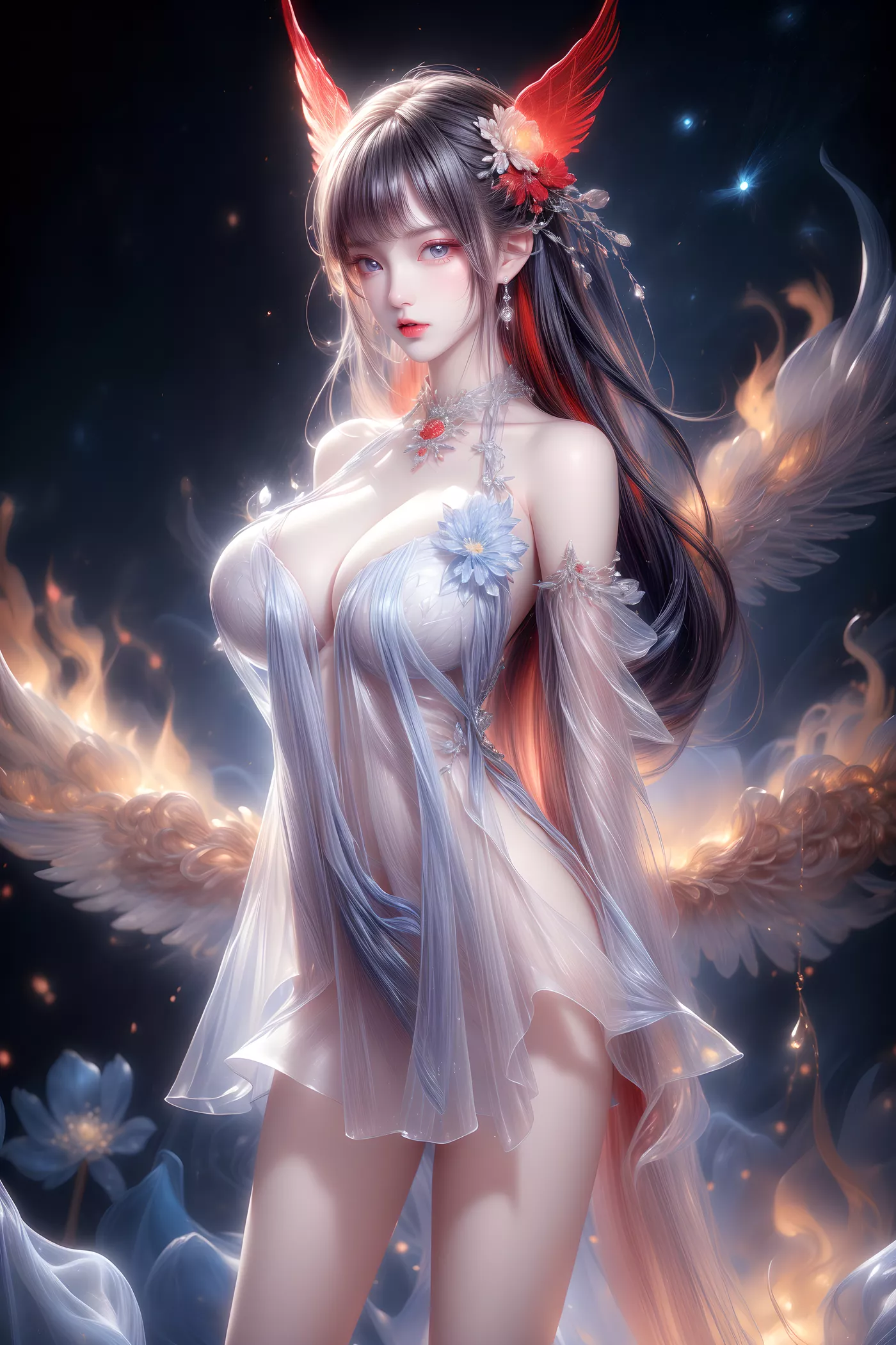 图片[8]-精选AI绘画 474 少女[74P]-草丛看图