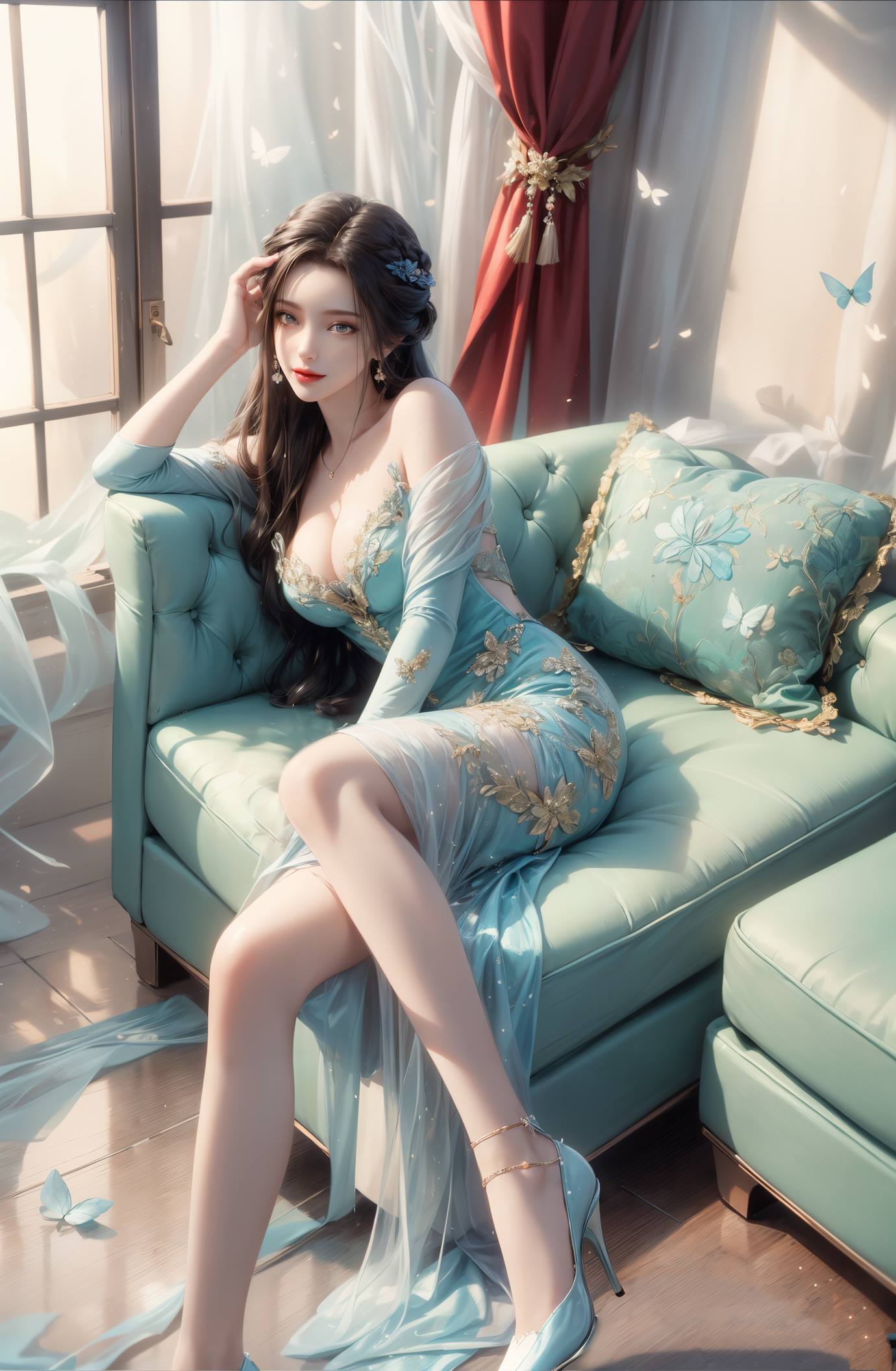 图片[2]-精选AI绘画 528 姜立[20P]-草丛看图