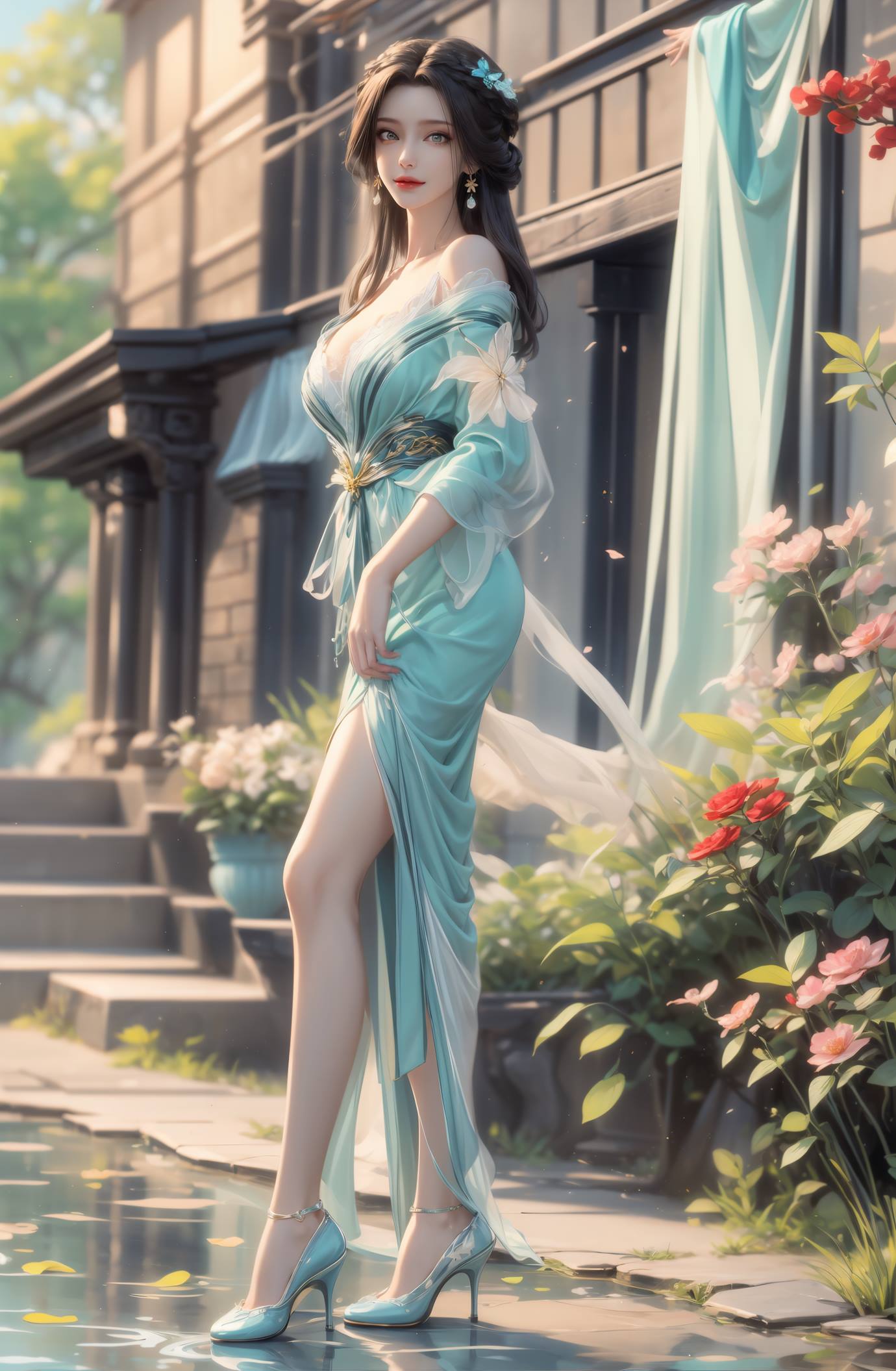 图片[4]-精选AI绘画 528 姜立[20P]-草丛看图