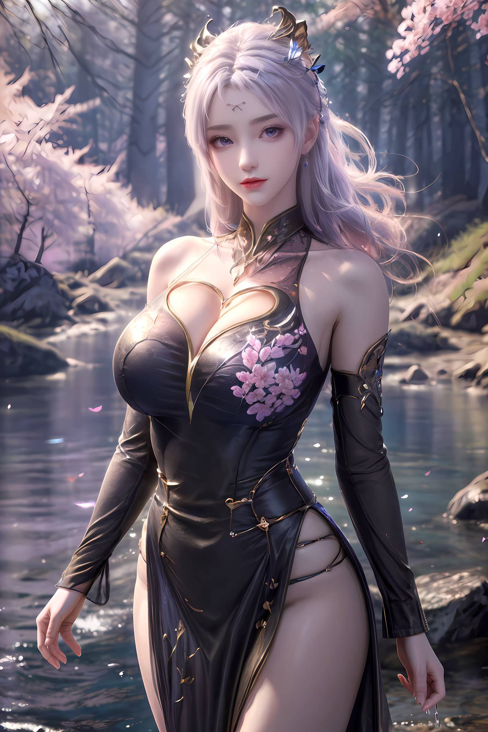 图片[1]-精选AI绘画 260 洛璃[25P]-草丛看图