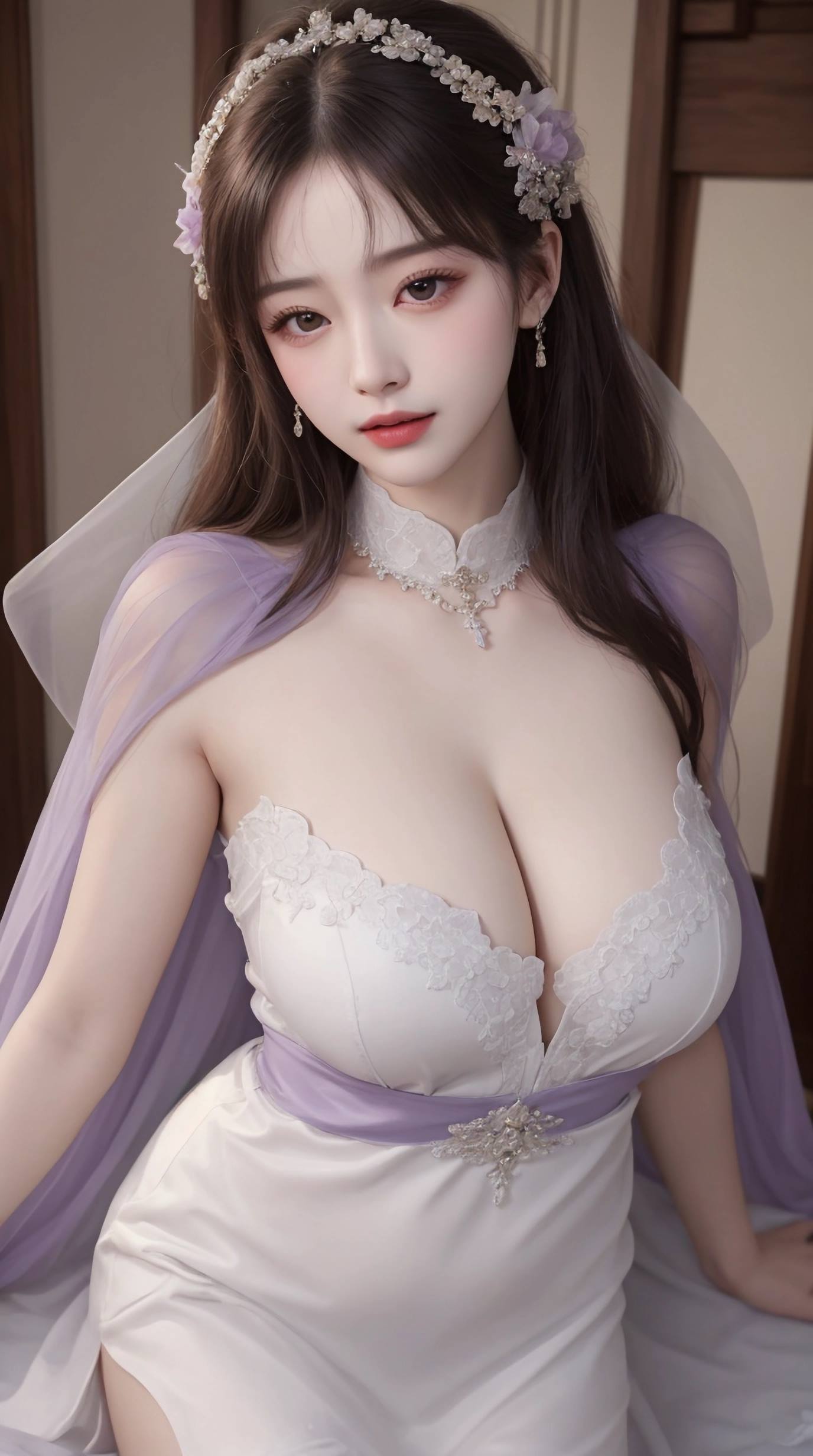 图片[4]-精选AI绘画 075 海边只能偷瞄的泳装，在这里放心看吧 [22P]-草丛看图