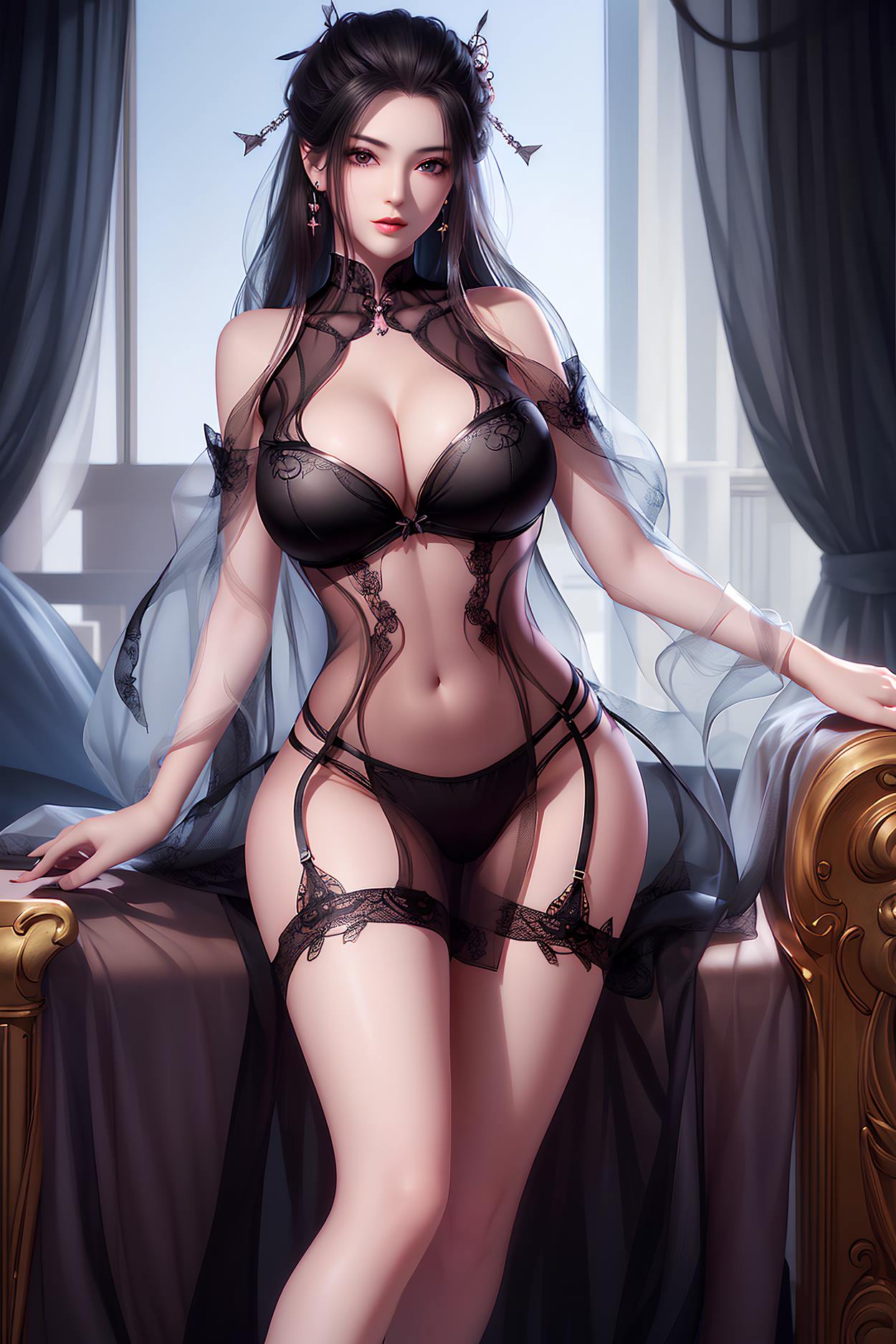 图片[4]-精选AI绘画 588 焰灵姬蕾SI[63P]-草丛看图