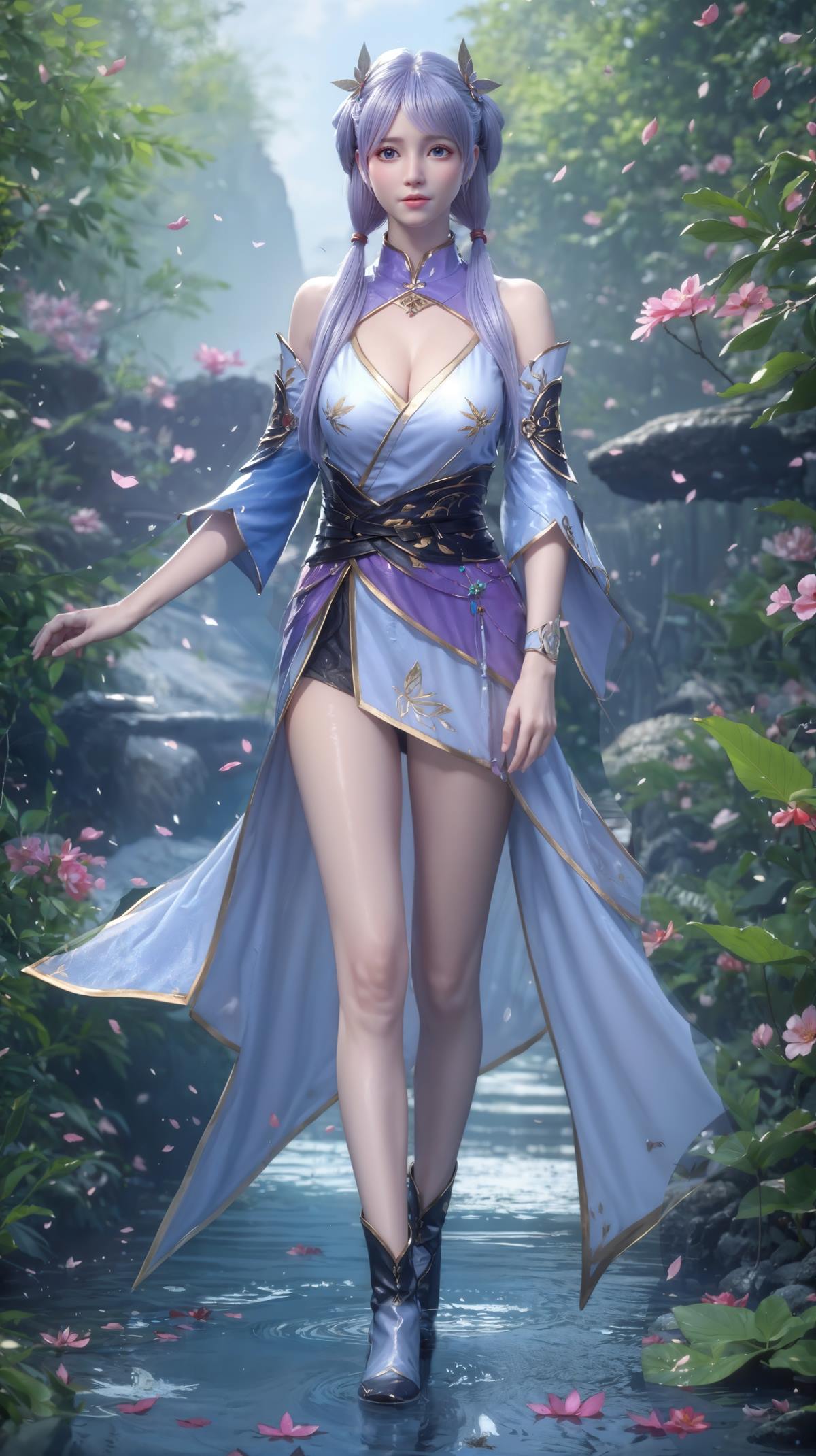 图片[2]-精选AI绘画 637 清月 韩雪[34P]-草丛看图