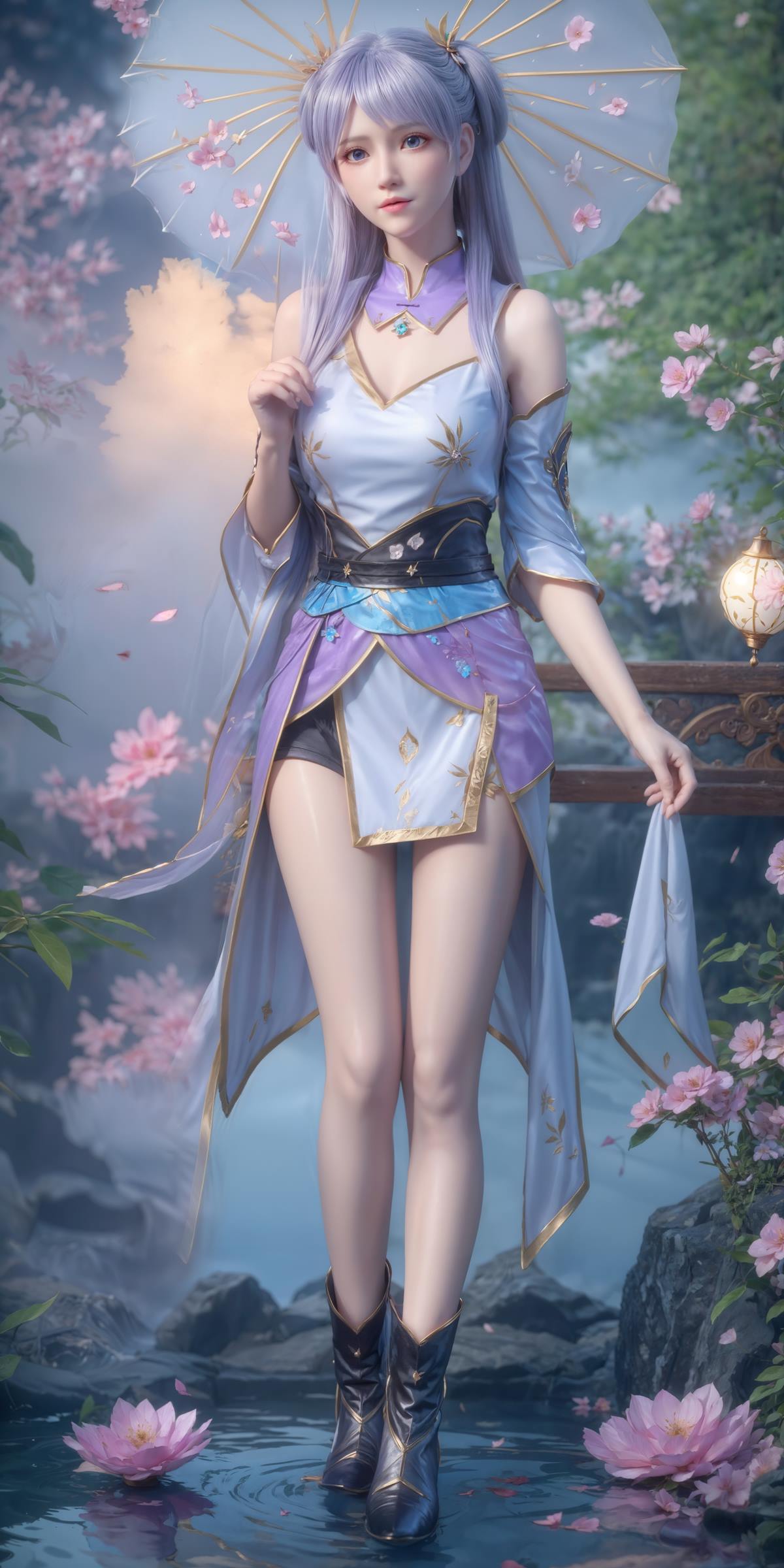 图片[4]-精选AI绘画 637 清月 韩雪[34P]-草丛看图