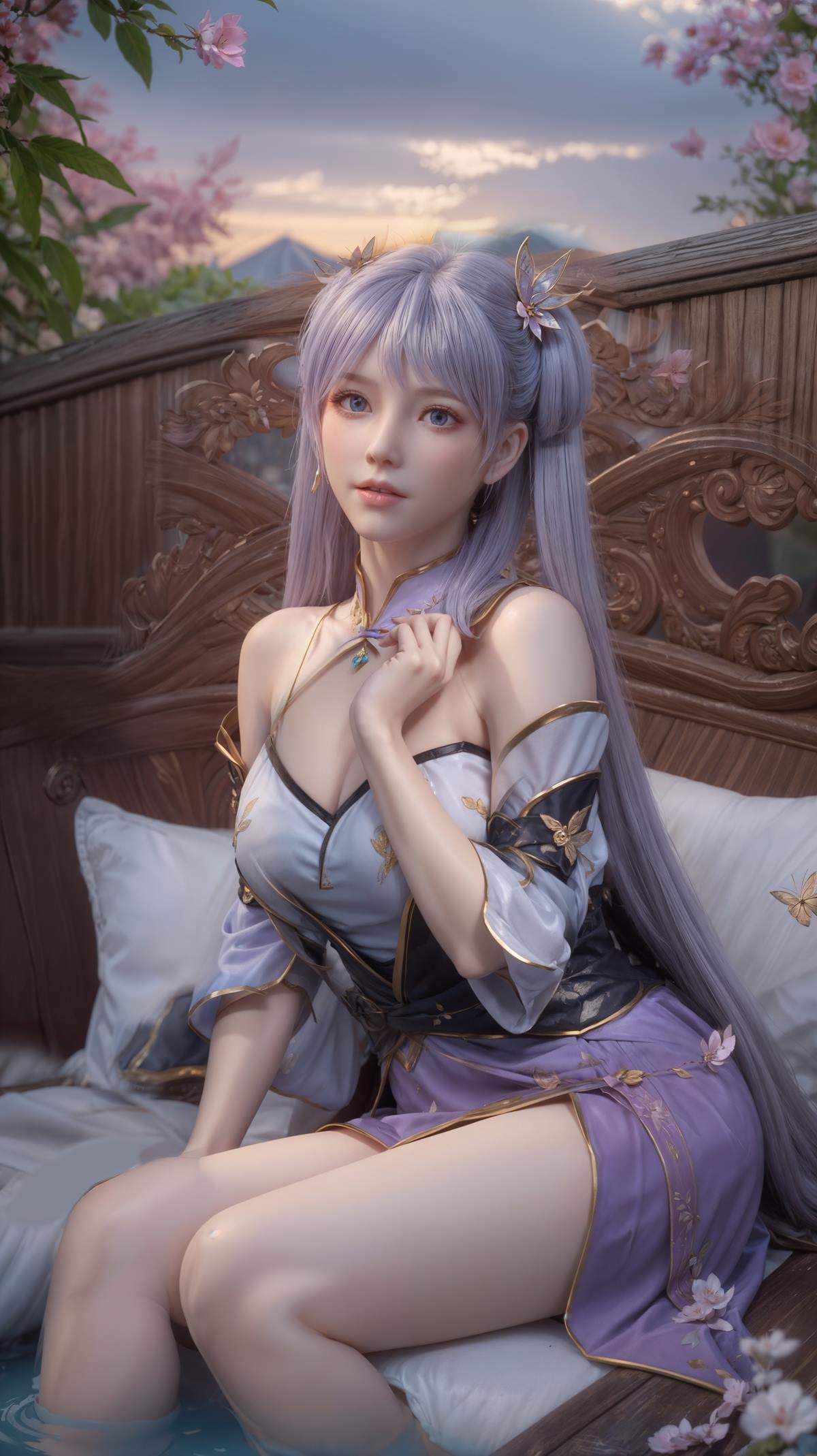 图片[5]-精选AI绘画 637 清月 韩雪[34P]-草丛看图