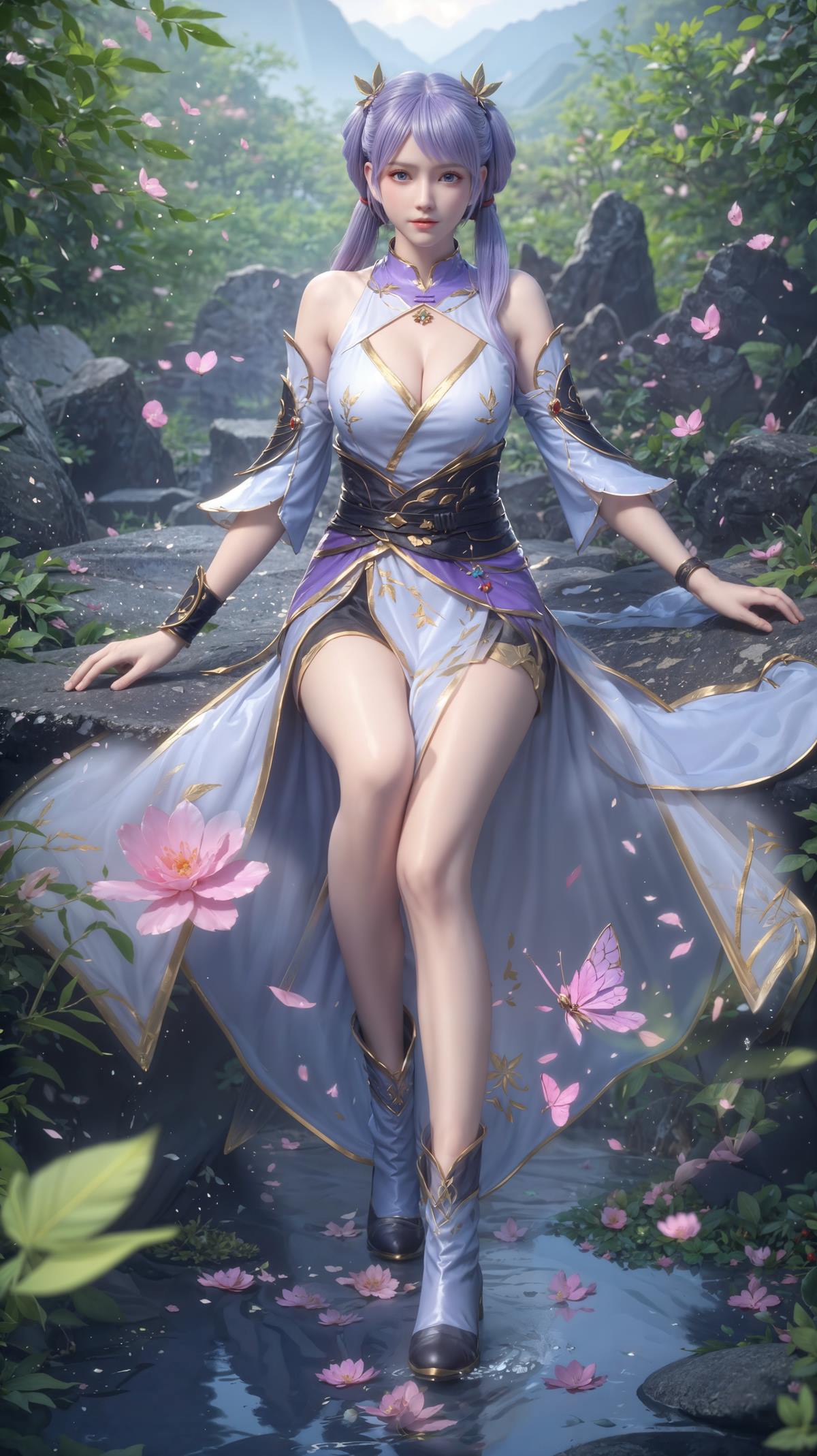 图片[1]-精选AI绘画 637 清月 韩雪[34P]-草丛看图