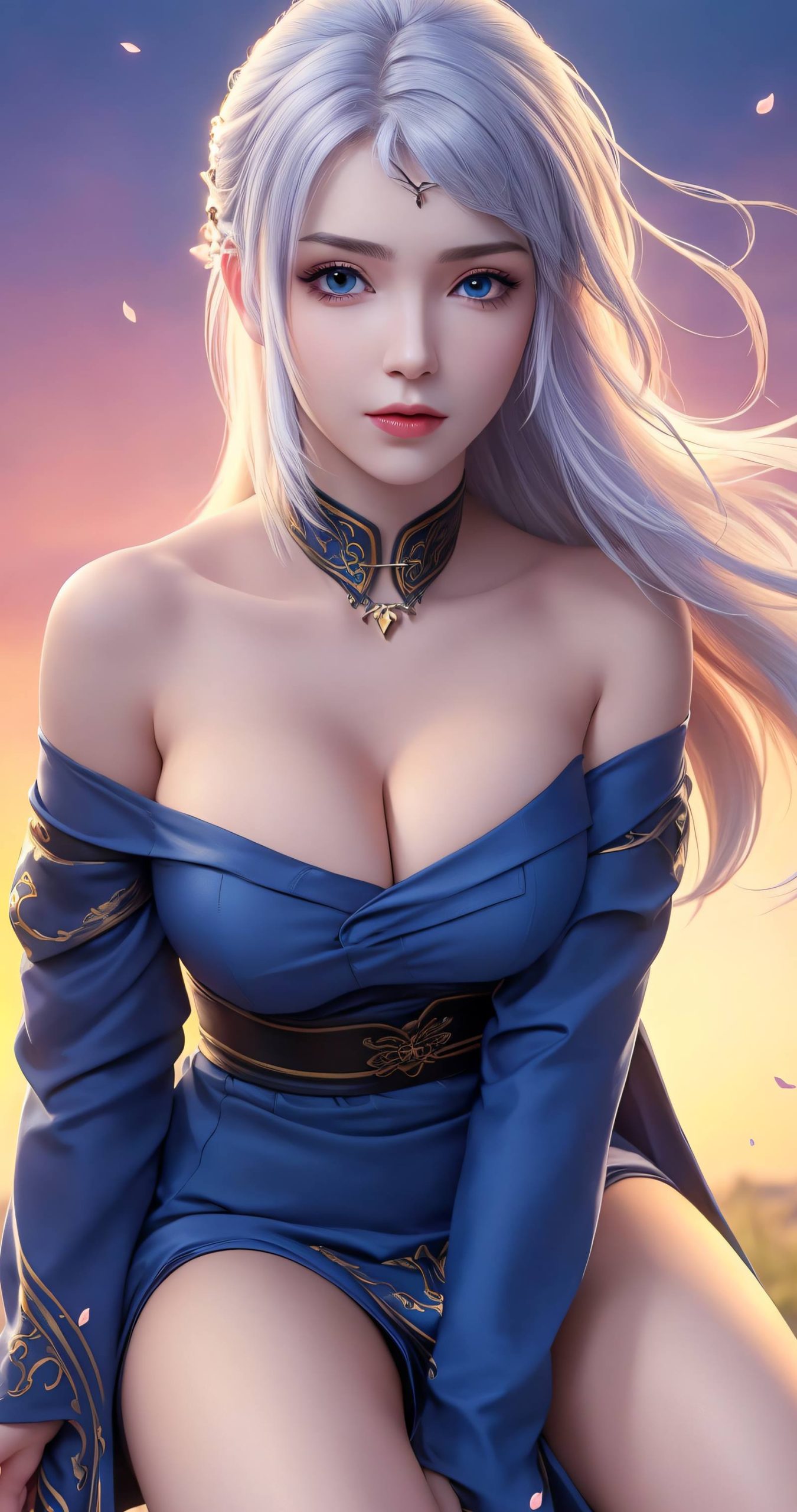 图片[7]-精选AI绘画 129 大主宰-洛璃 精致唯美[62P]-草丛看图