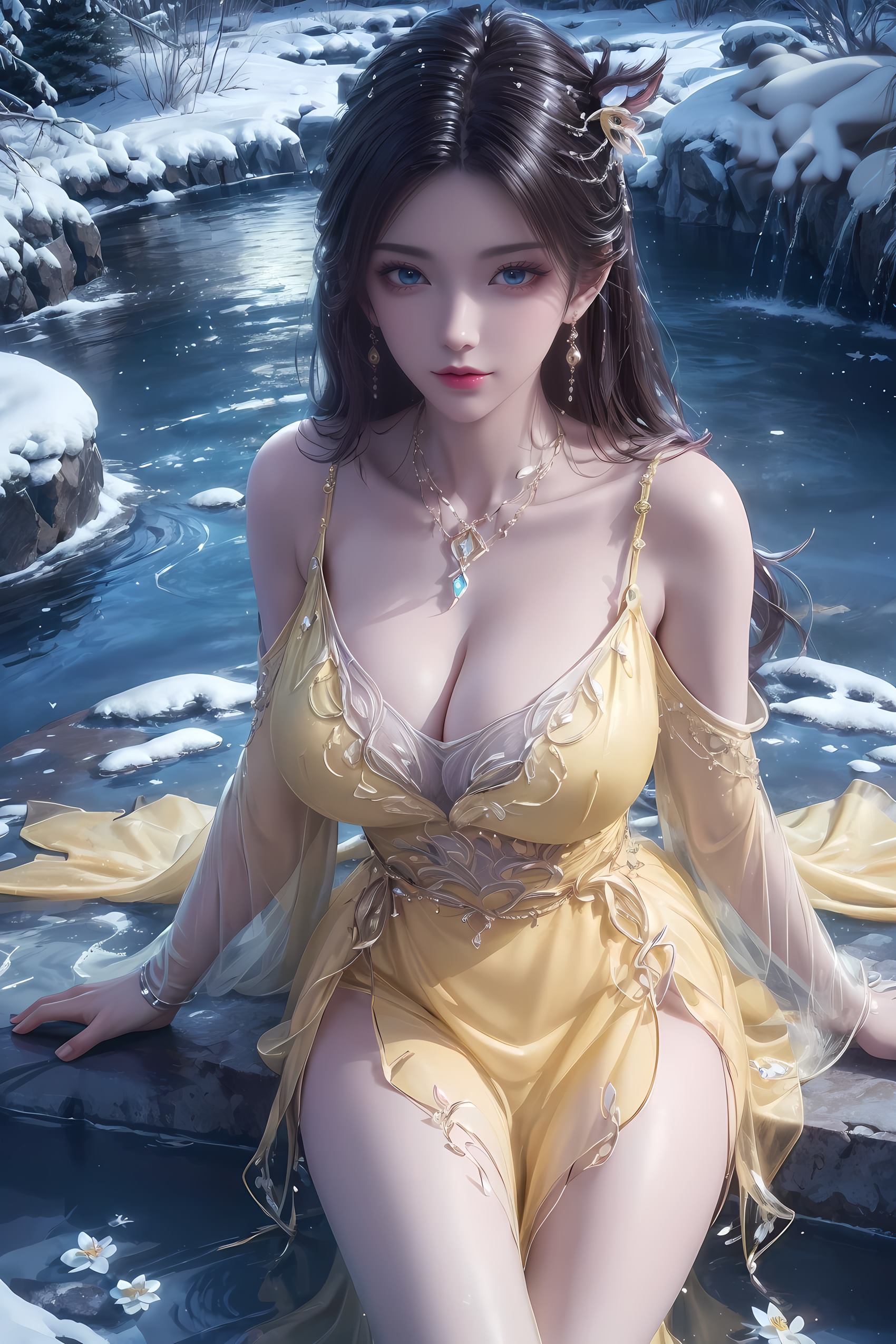 图片[4]-精选AI绘画 198 诛仙-金瓶儿[19P]-草丛看图