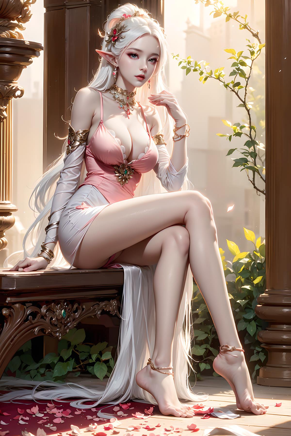 图片[1]-精选AI绘画 661 斗罗-塞西西[35P]-草丛看图