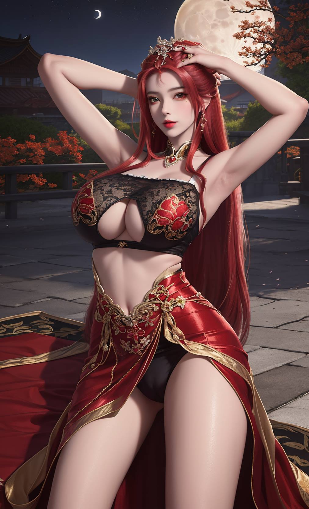 图片[3]-精选AI绘画 166 完美世界-曼沙珠华 国风[75P]-草丛看图