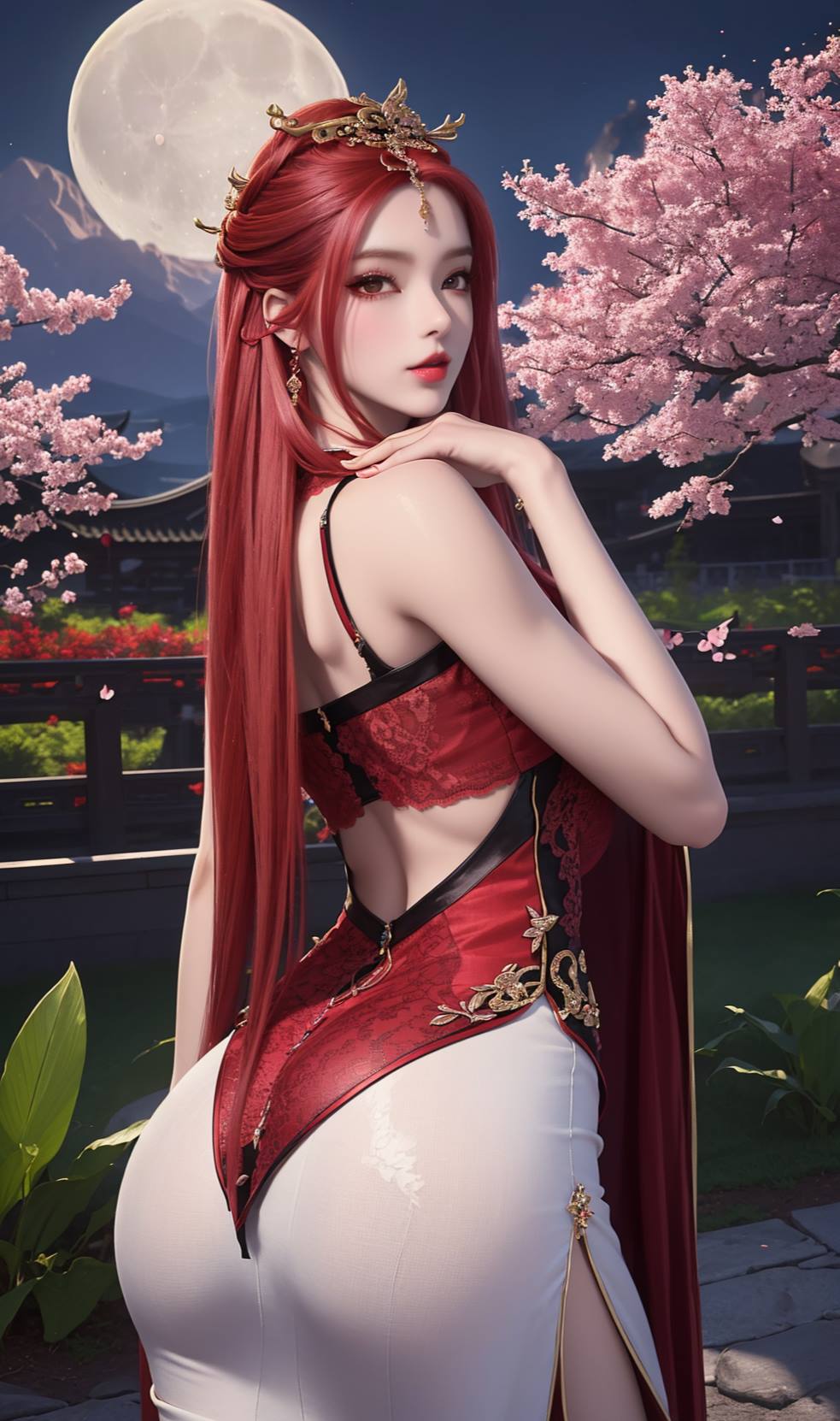 图片[6]-精选AI绘画 166 完美世界-曼沙珠华 国风[75P]-草丛看图