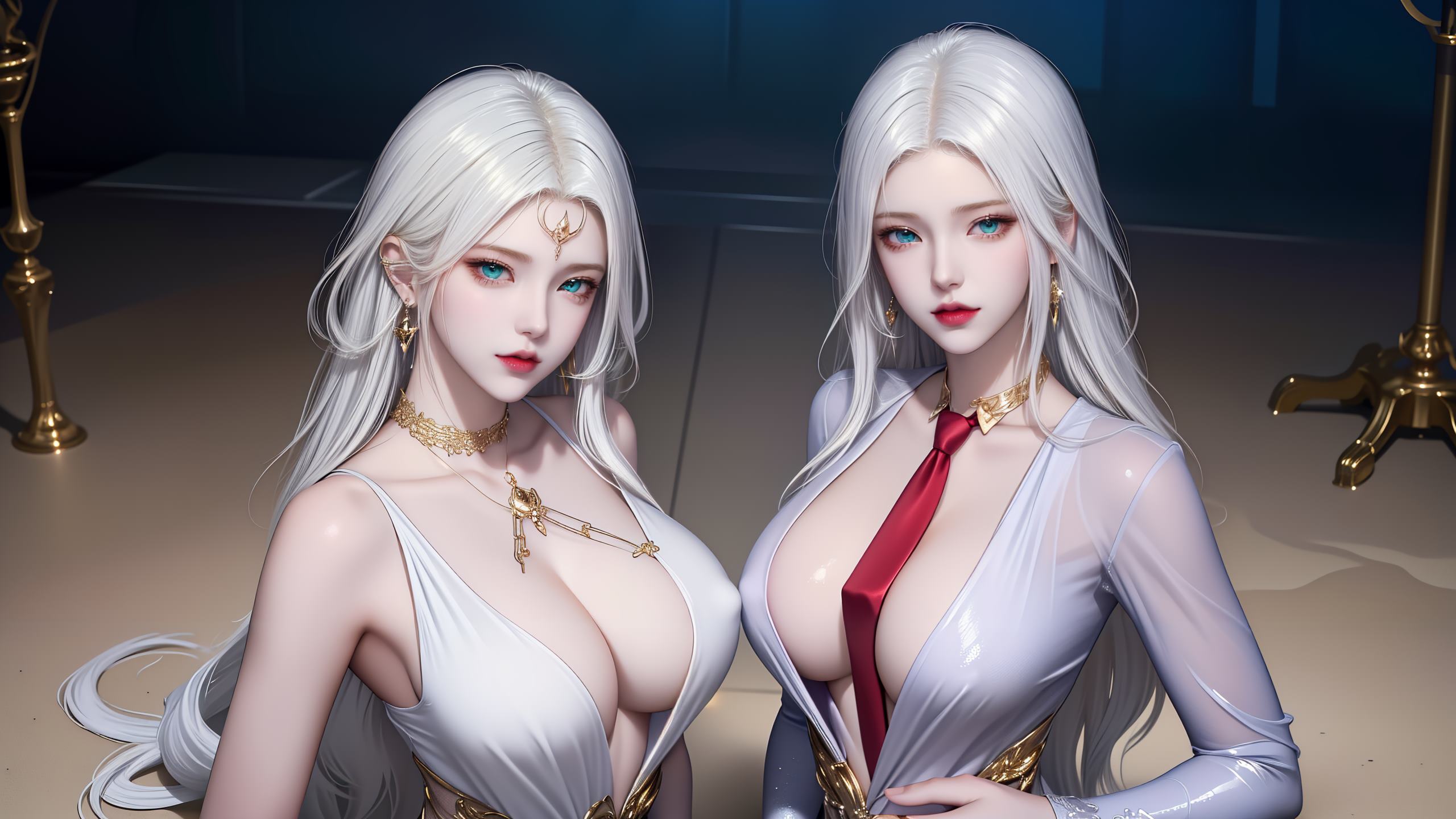 图片[3]-精选AI绘画 255 波塞西姐妹花[30P]-草丛看图