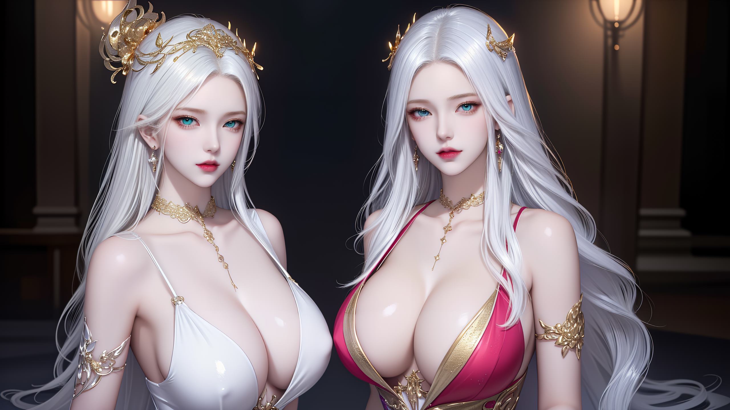 图片[8]-精选AI绘画 255 波塞西姐妹花[30P]-草丛看图