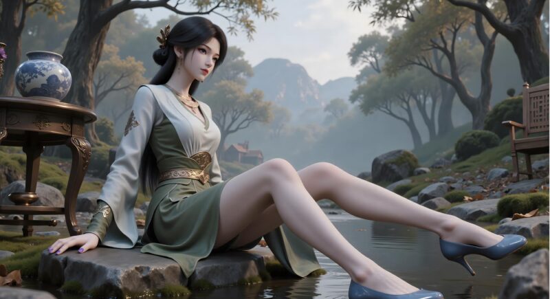 精选AI绘画 698 梅凝 [80P]-草丛看图