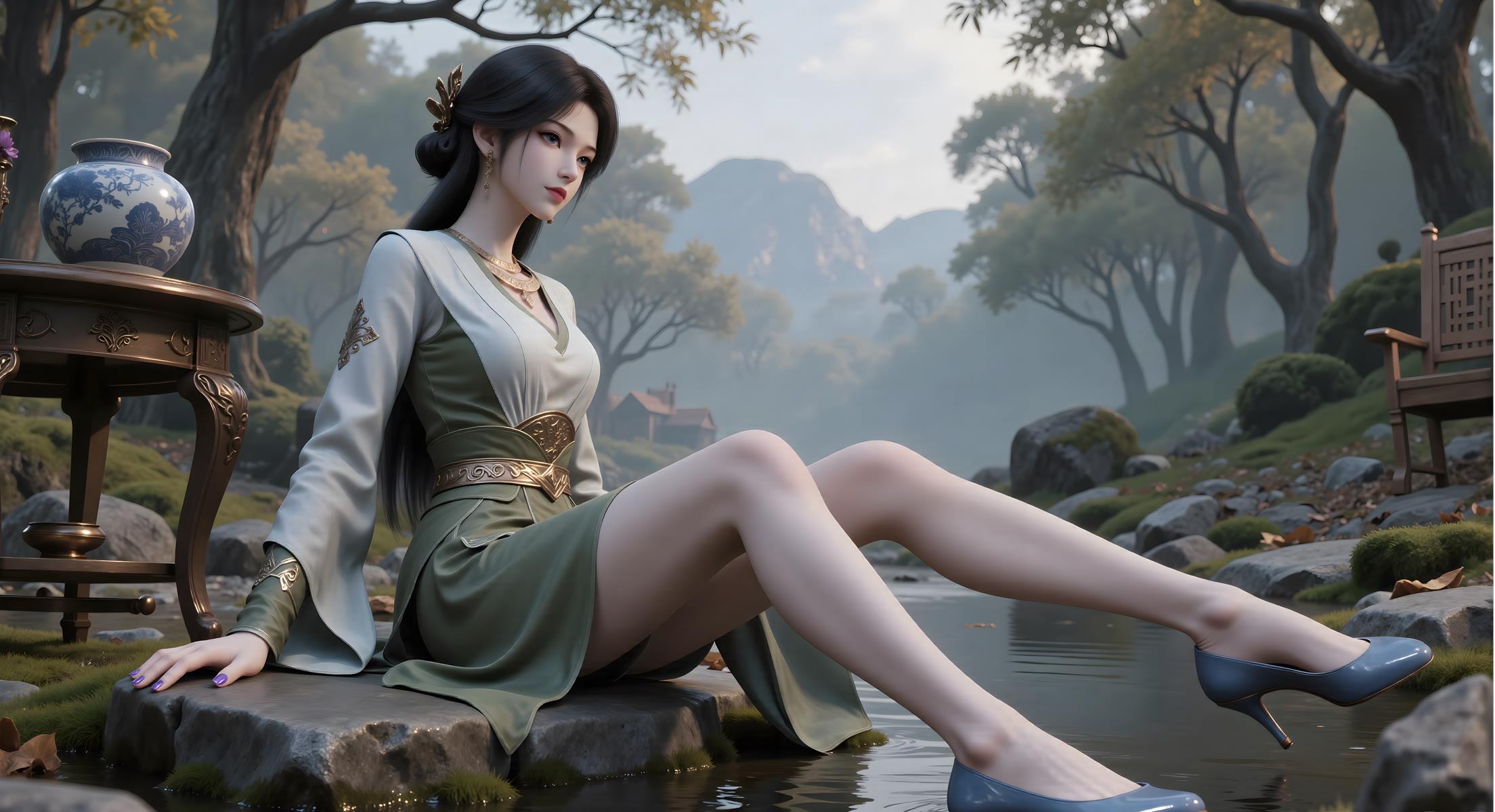 图片[1]-精选AI绘画 698 梅凝 [80P]-草丛看图