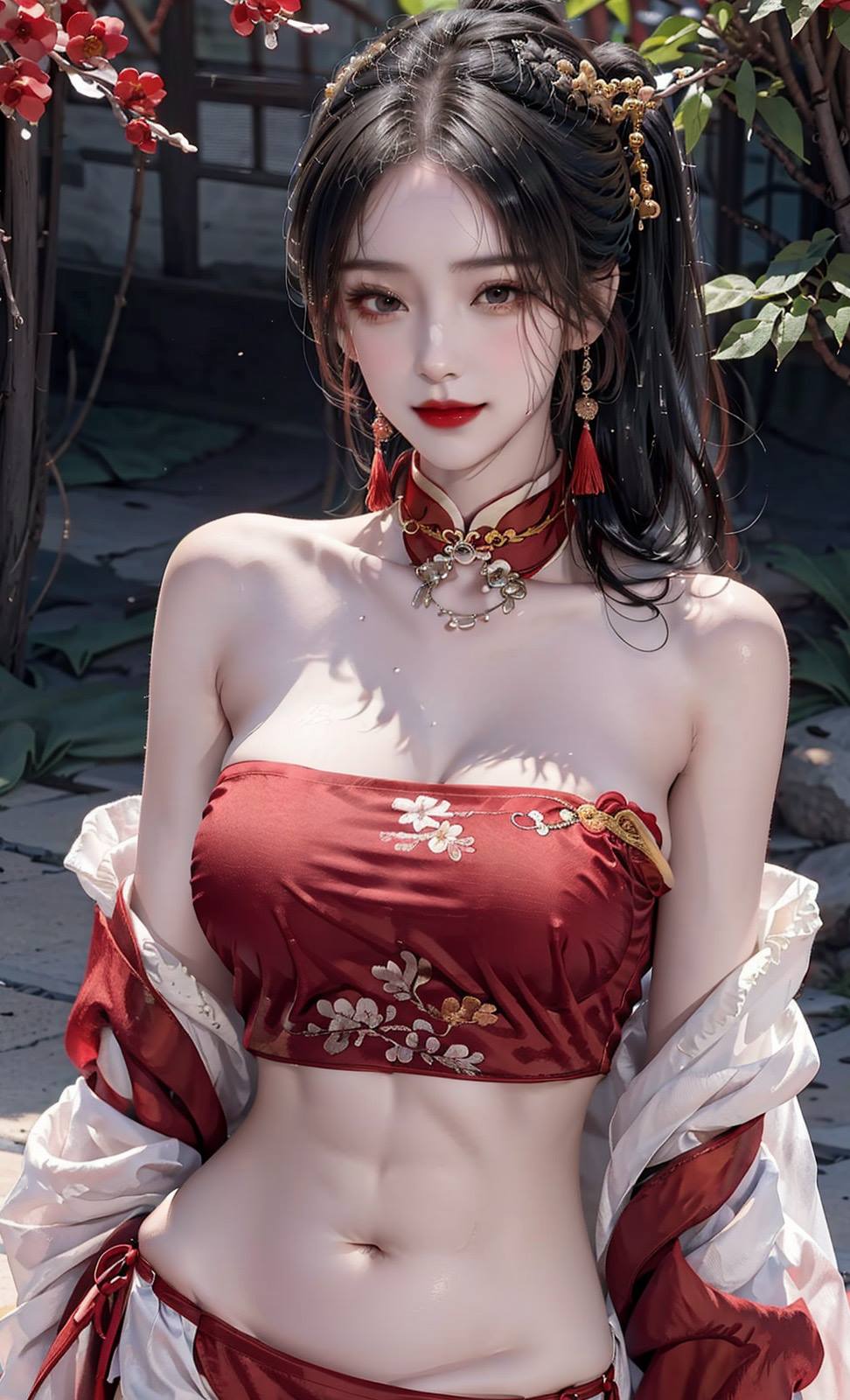 图片[6]-精选AI绘画 106 国风肚兜[50P]-草丛看图