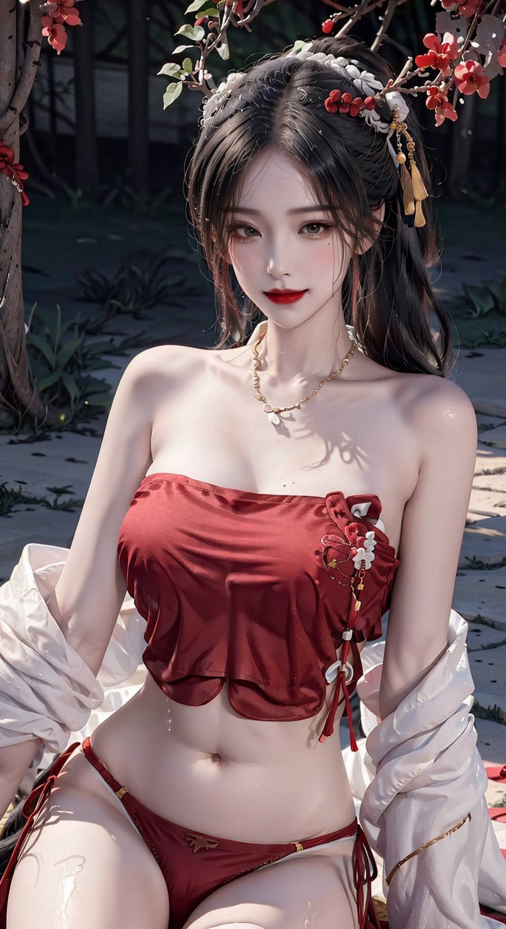 图片[7]-精选AI绘画 106 国风肚兜[50P]-草丛看图