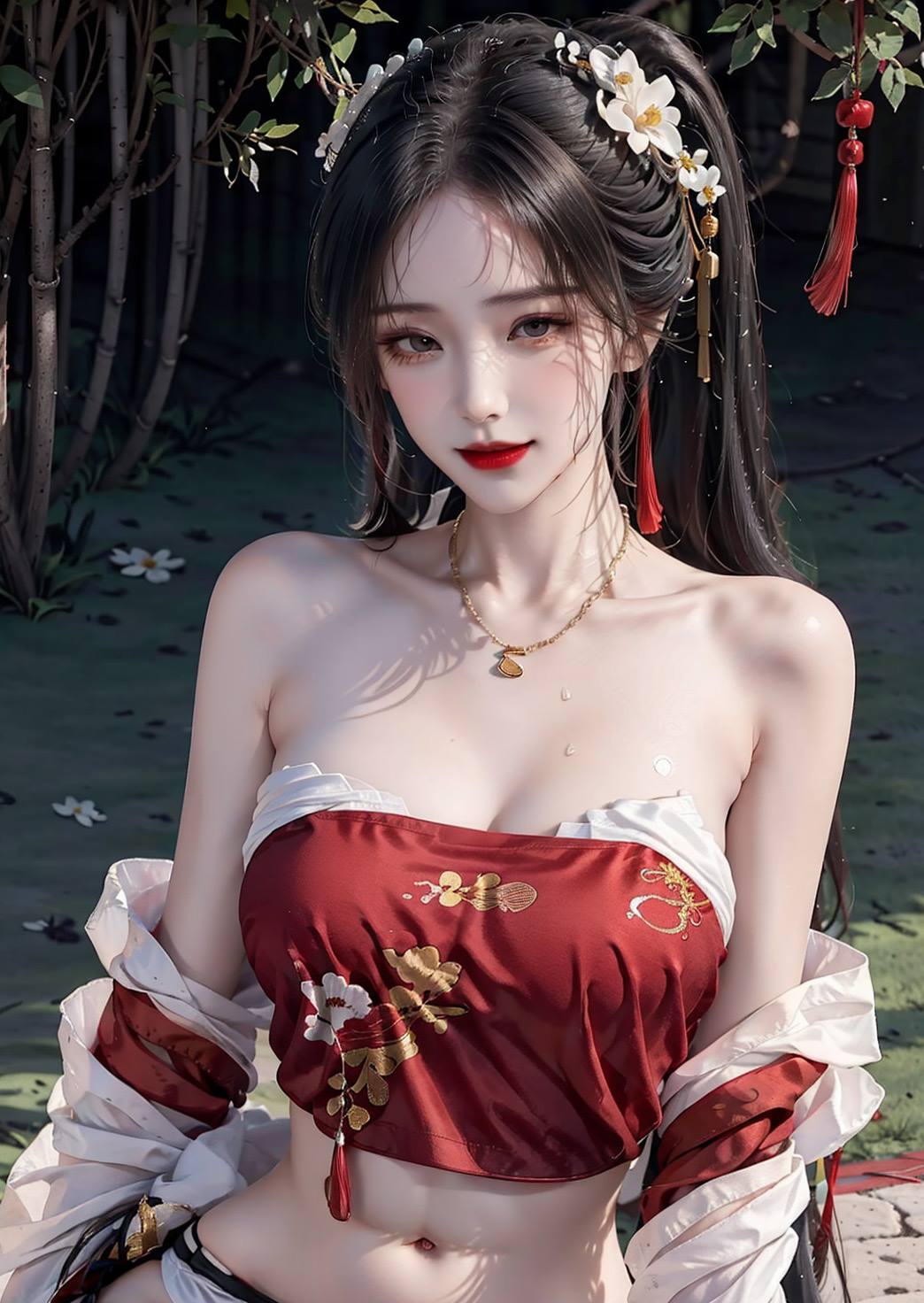 图片[8]-精选AI绘画 106 国风肚兜[50P]-草丛看图