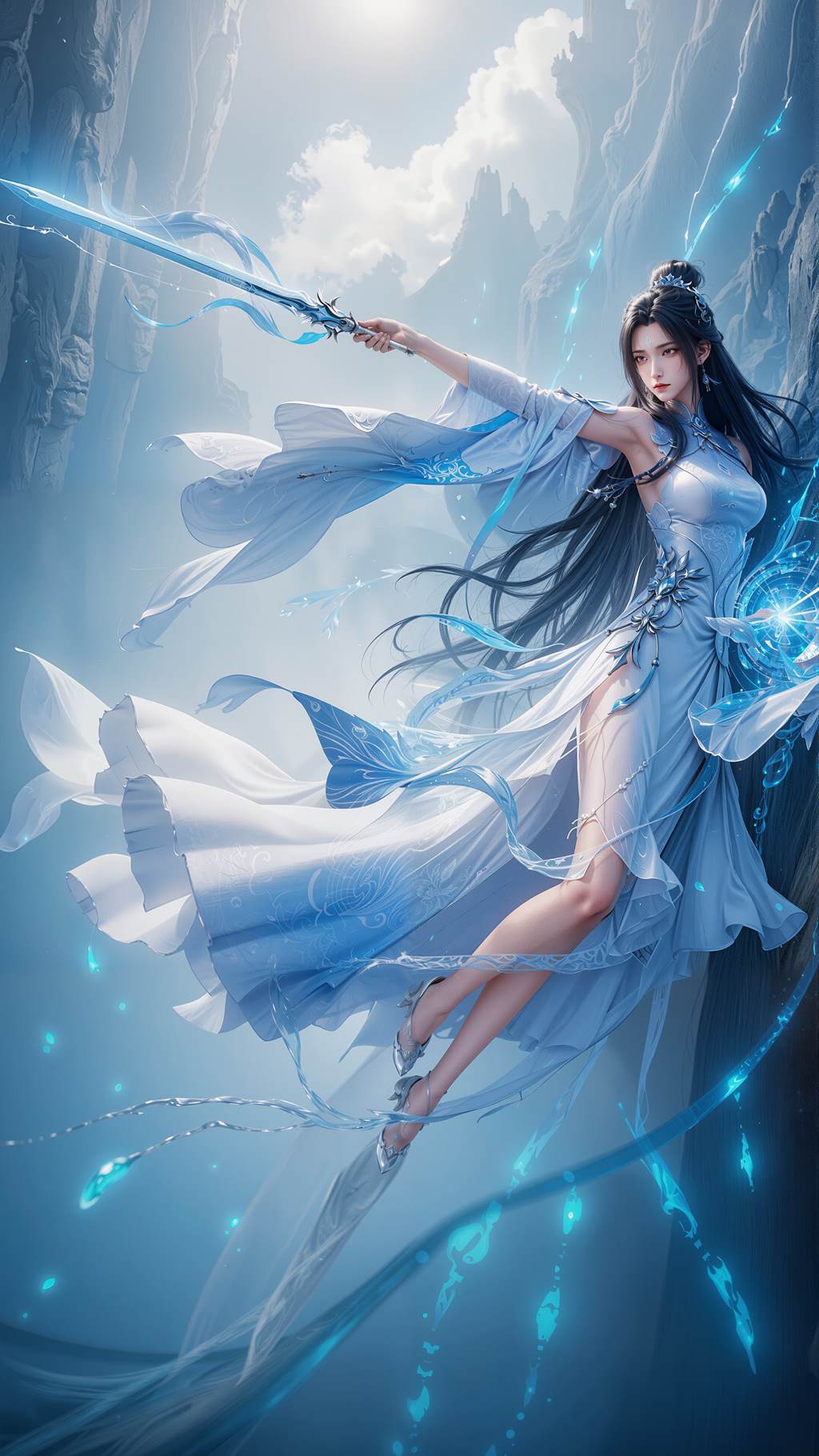 图片[2]-精选AI绘画 818 诛仙-陆雪琪[16P]-草丛看图