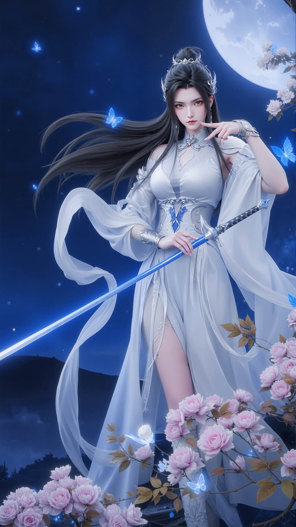 图片[3]-精选AI绘画 818 诛仙-陆雪琪[16P]-草丛看图