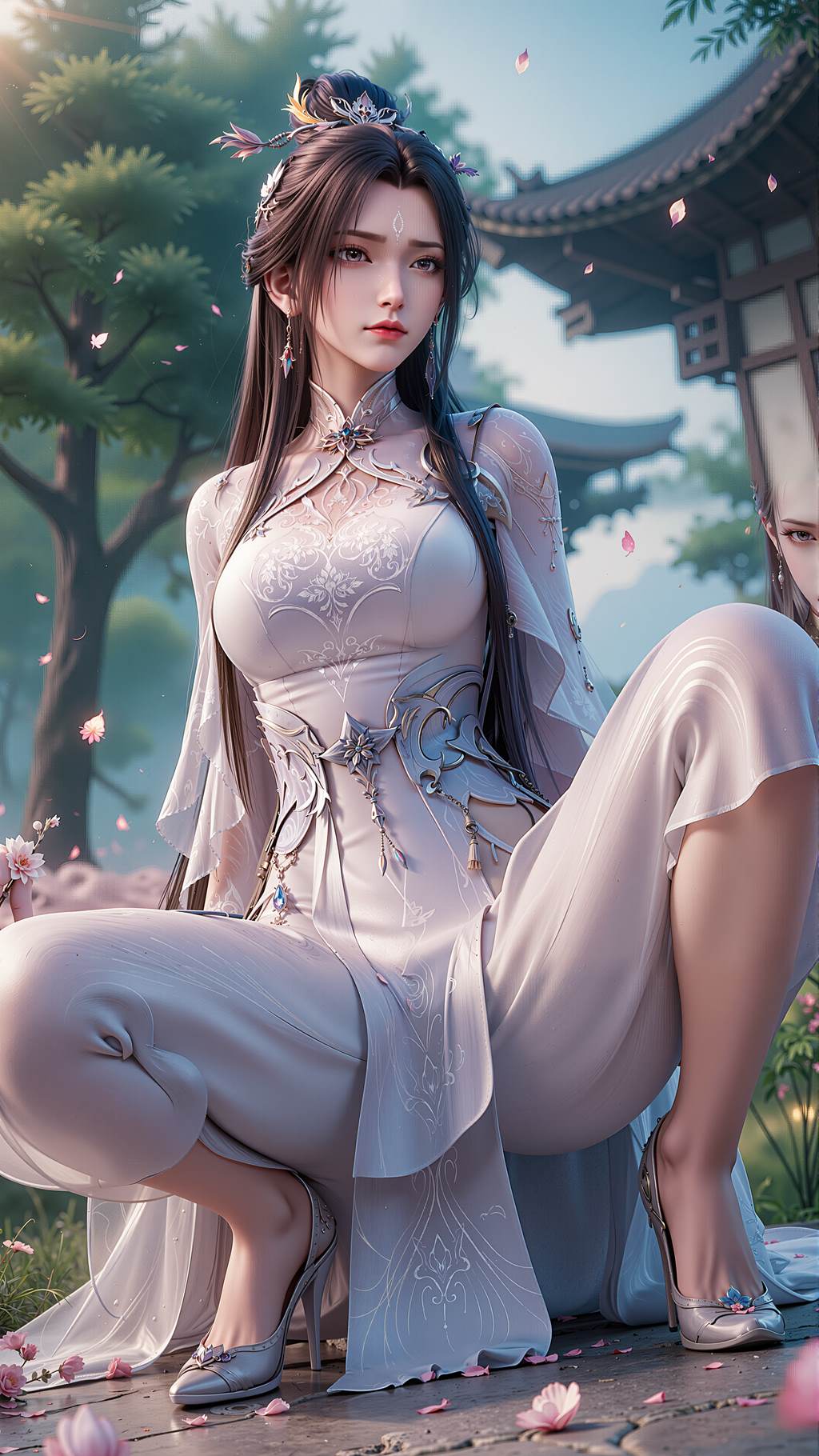 图片[6]-精选AI绘画 818 诛仙-陆雪琪[16P]-草丛看图