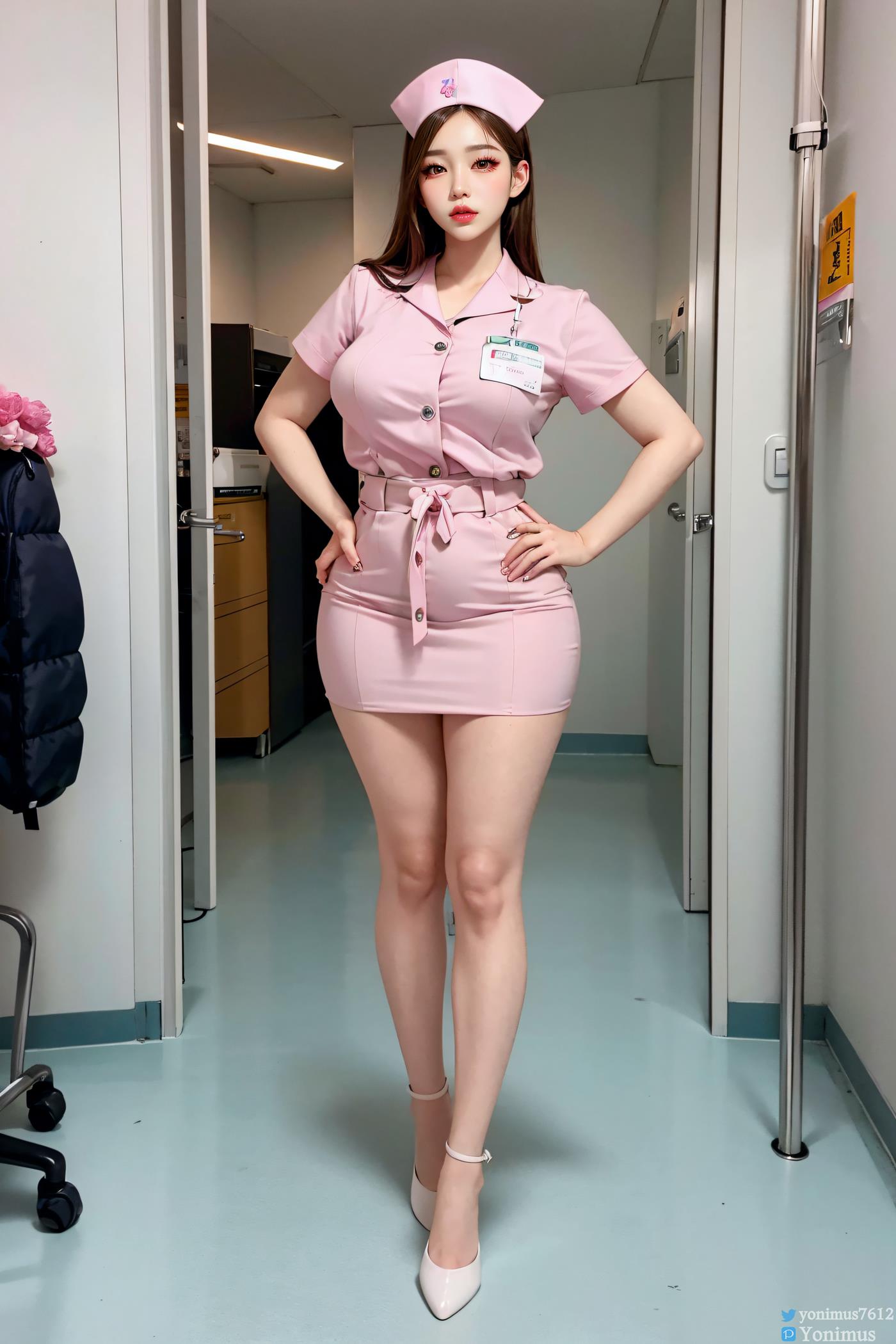 图片[2]-精选AI绘画 024 Naughty nurse [44P]-草丛看图