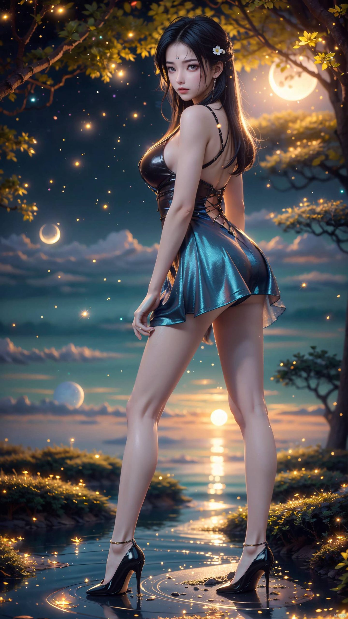 图片[2]-精选AI绘画 311 月婵[30P]-草丛看图