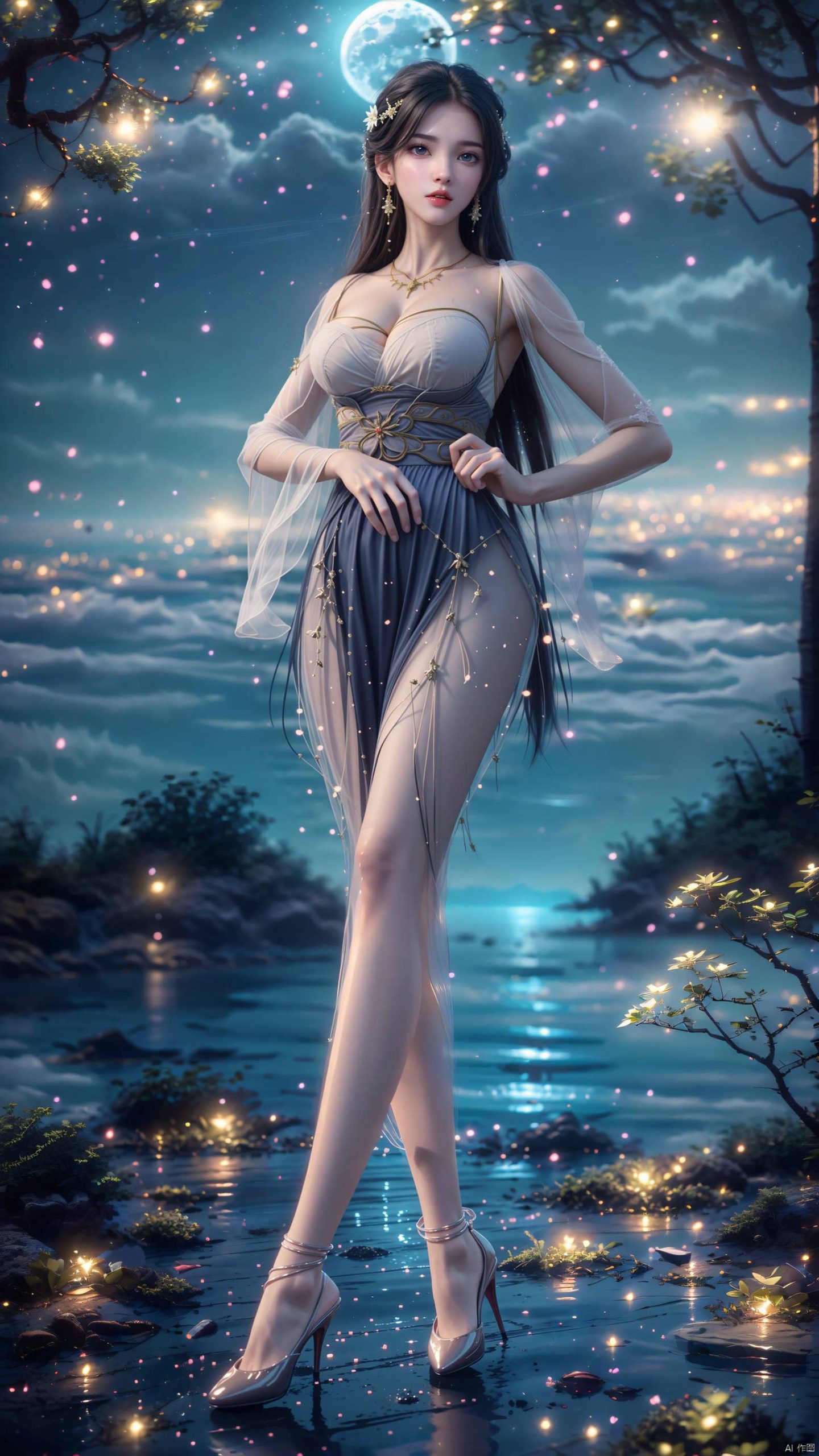 图片[6]-精选AI绘画 311 月婵[30P]-草丛看图