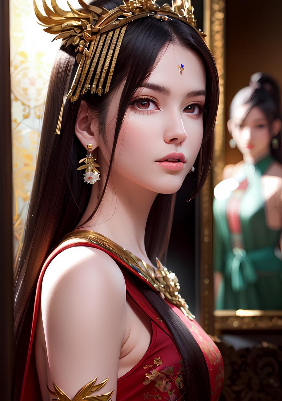 图片[2]-精选[AI绘画] 040 古风仙女无可比拟[149P]-草丛看图