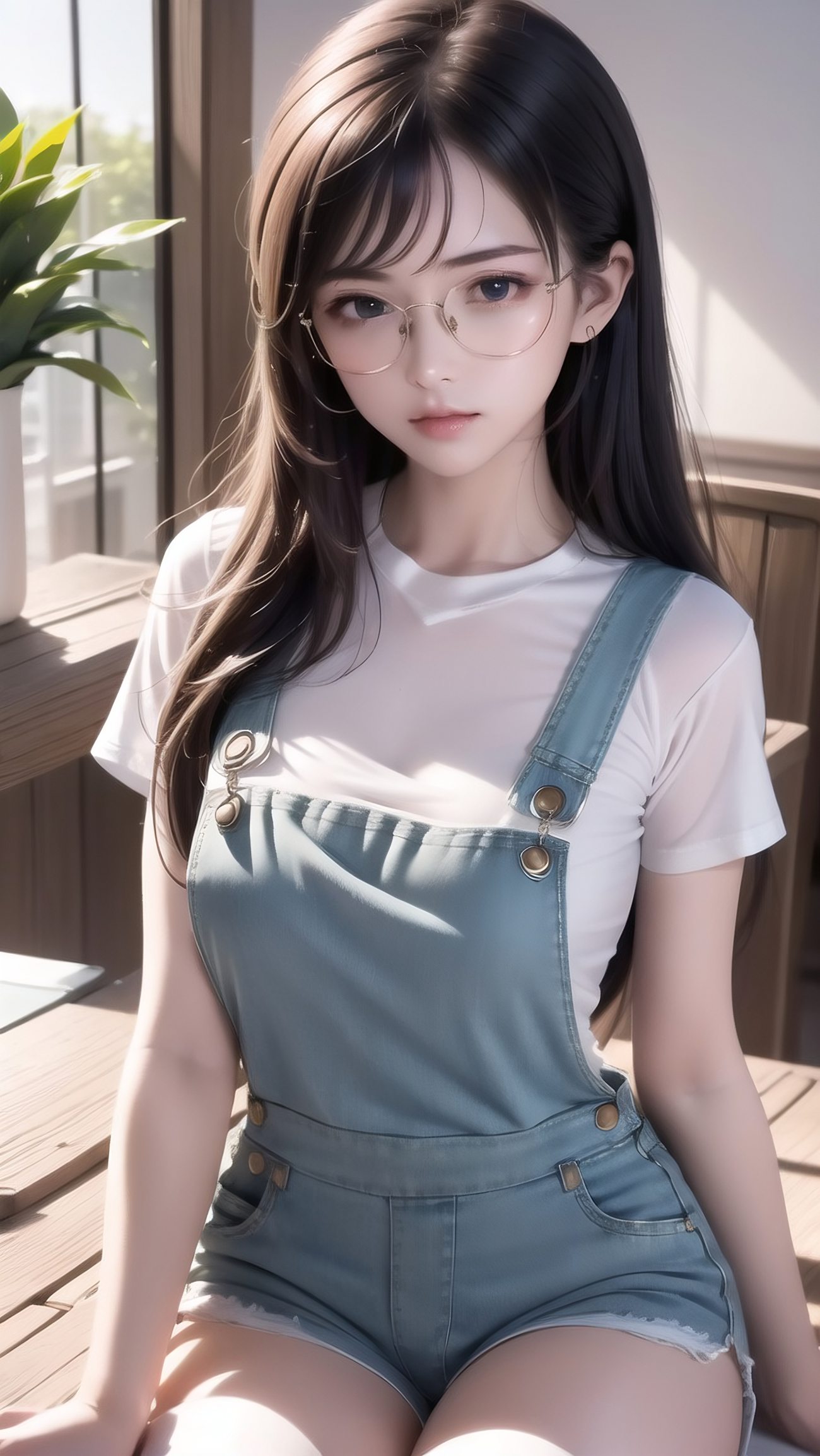 图片[2]-精选AI绘画 007 2K高清 背带裤 [20P]-草丛看图