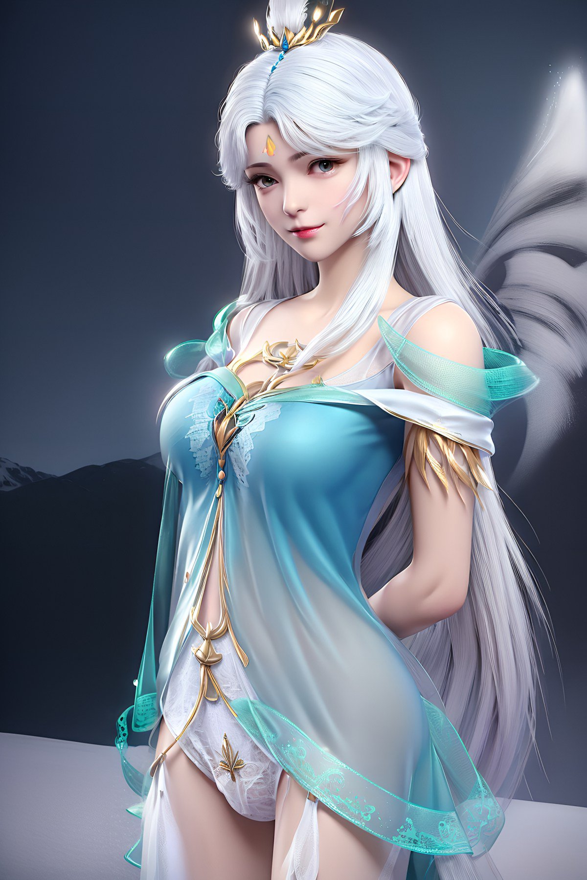 图片[7]-精选AI绘画 400-雪琳[19P]-草丛看图