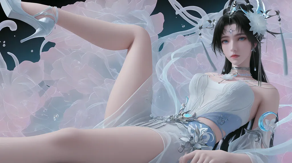 图片[5]-精选AI绘画 883 邀月[33P]-草丛看图