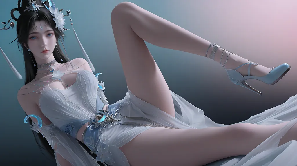 图片[6]-精选AI绘画 883 邀月[33P]-草丛看图