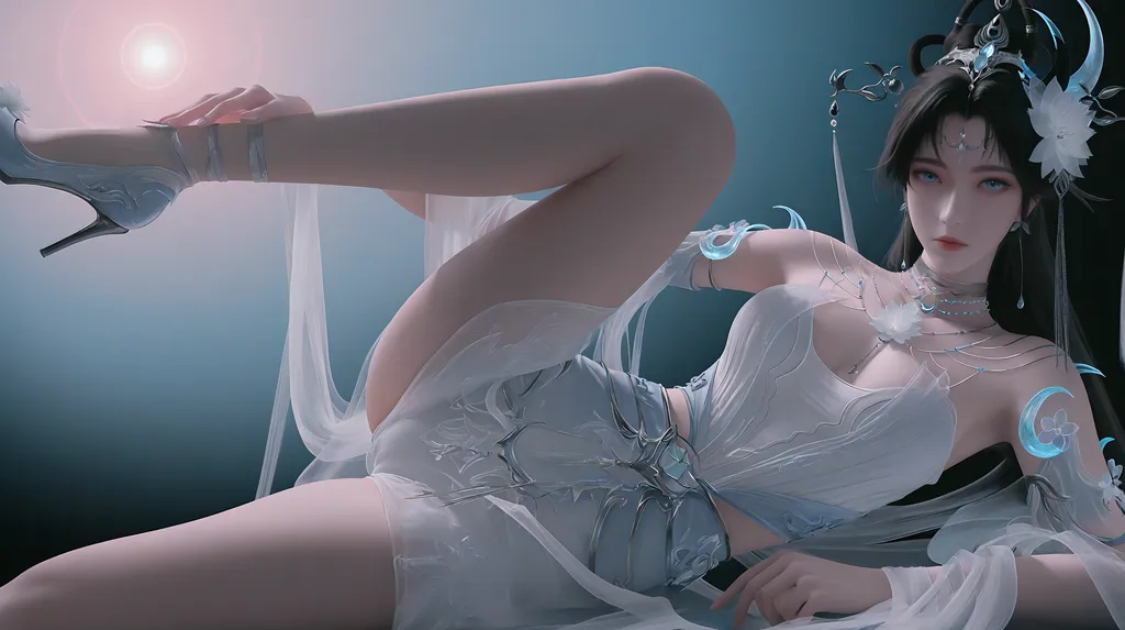 图片[7]-精选AI绘画 883 邀月[33P]-草丛看图