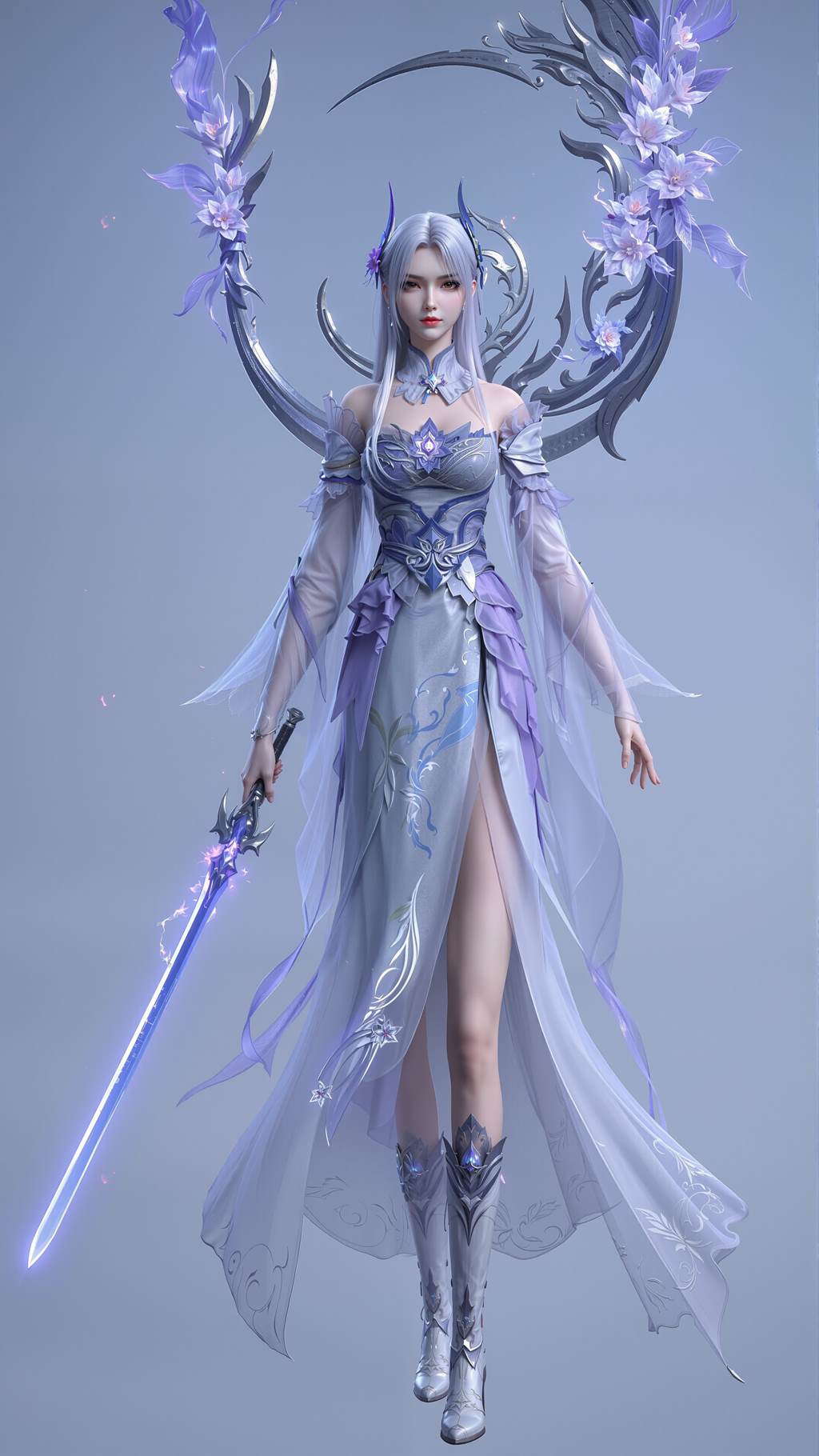 图片[2]-精选AI绘画 786 斗破-小医仙[16P]-草丛看图