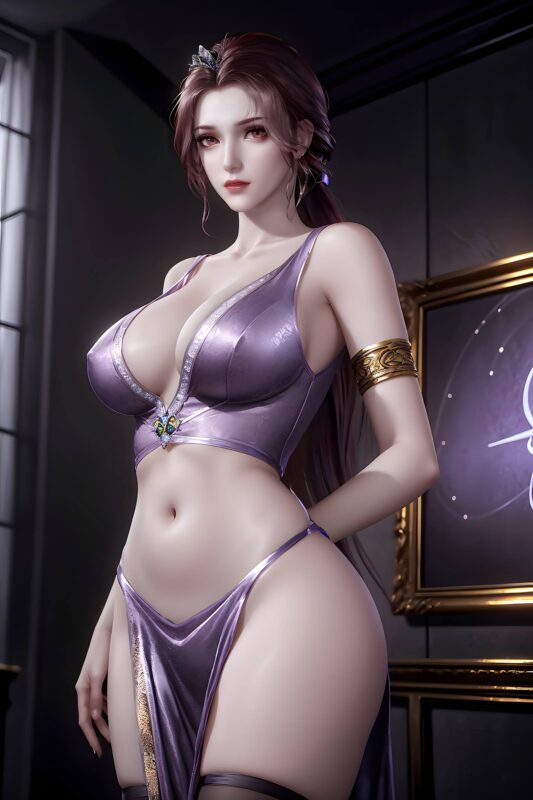 精选AI绘画 104 斗罗大陆-比比东[26P]-草丛看图