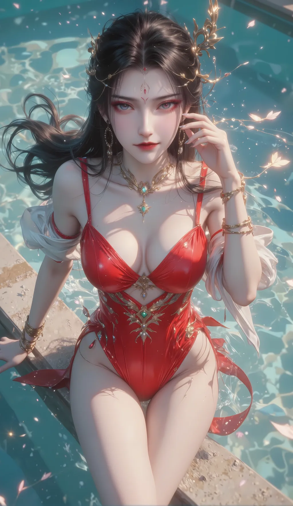 图片[3]-精选AI绘画 855 仙逆-红蝶[18P]-草丛看图