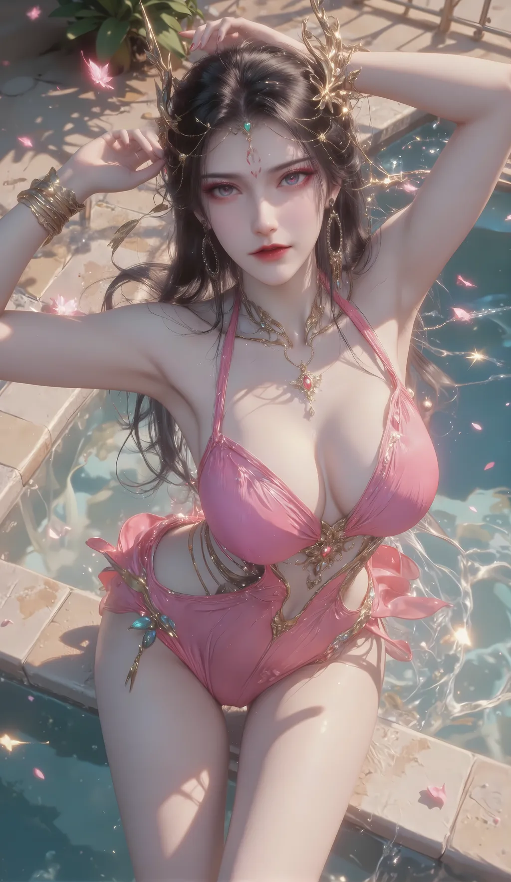 图片[4]-精选AI绘画 855 仙逆-红蝶[18P]-草丛看图