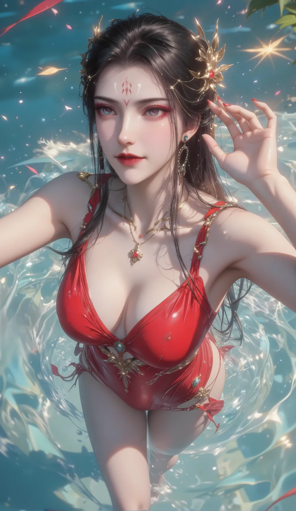 图片[5]-精选AI绘画 855 仙逆-红蝶[18P]-草丛看图