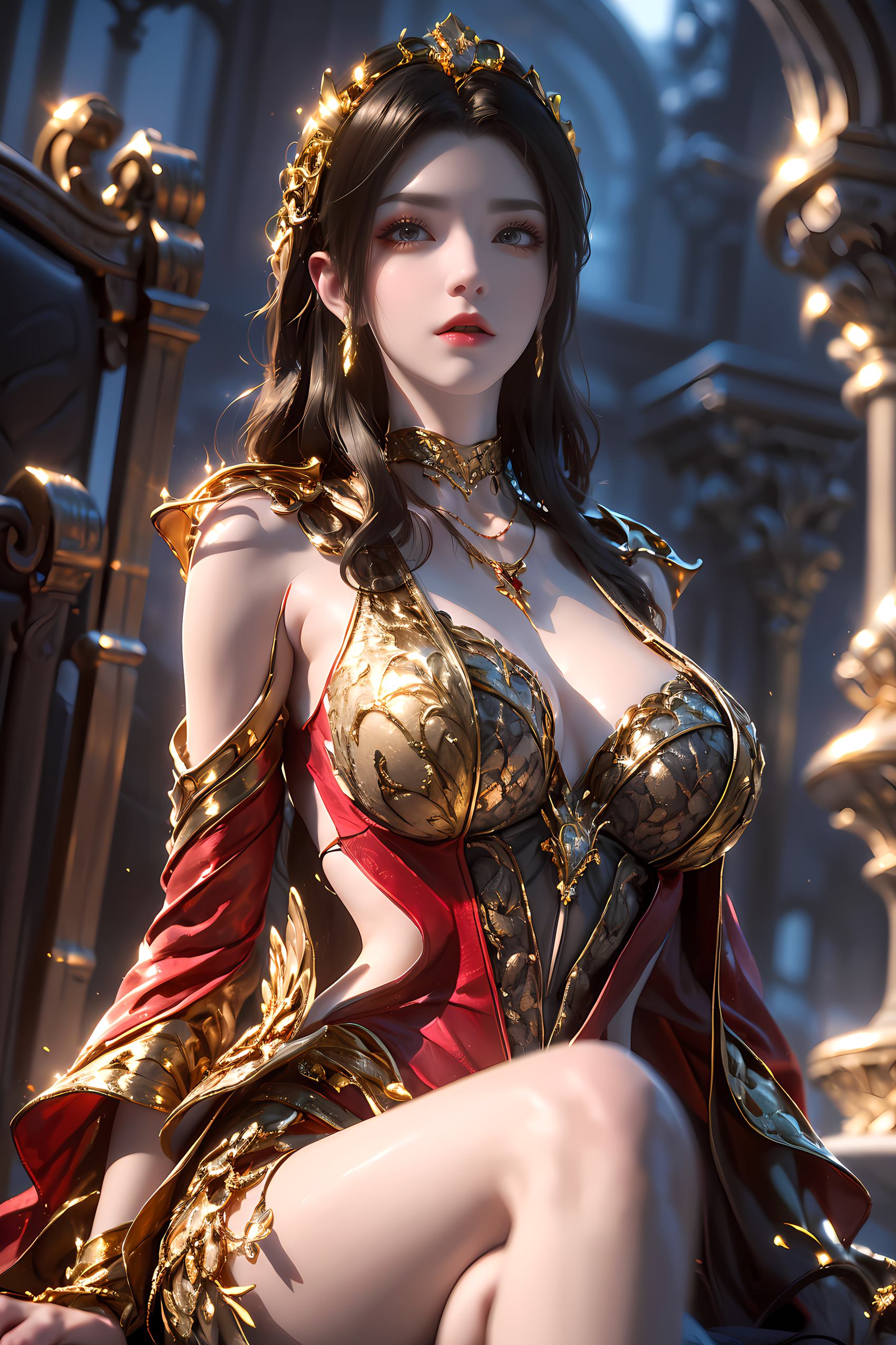 图片[3]-精选AI绘画 201 斗破苍穹-美杜莎[7P]-草丛看图