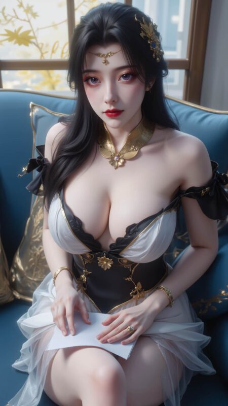 精选AI绘画 815 长生界-柳如烟[91P]-草丛看图